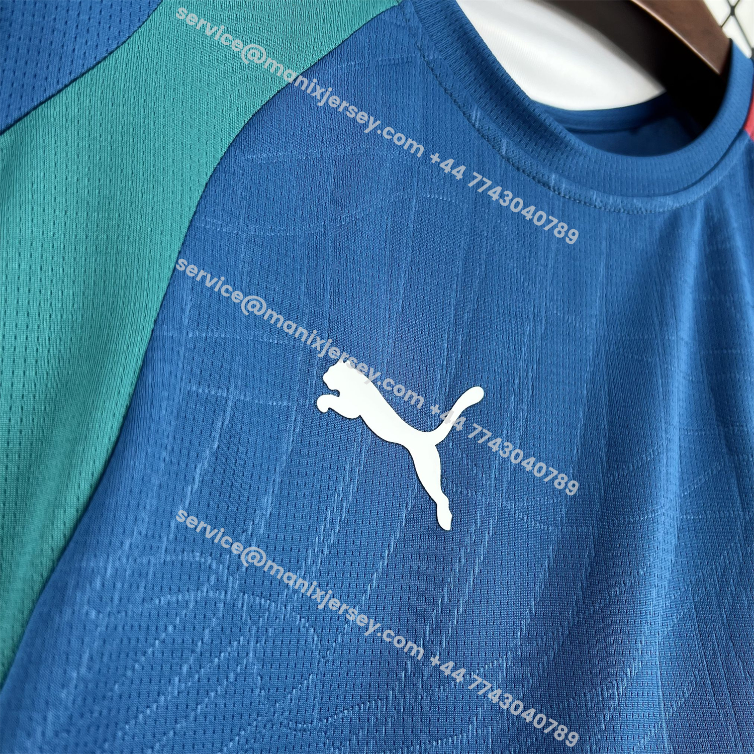 Portugal 2026 Muted Blue With Emerald Green Pre-Match Jersey - Fans Version:football jersey mysite: unitedjerseyfootball 邓江浪:football