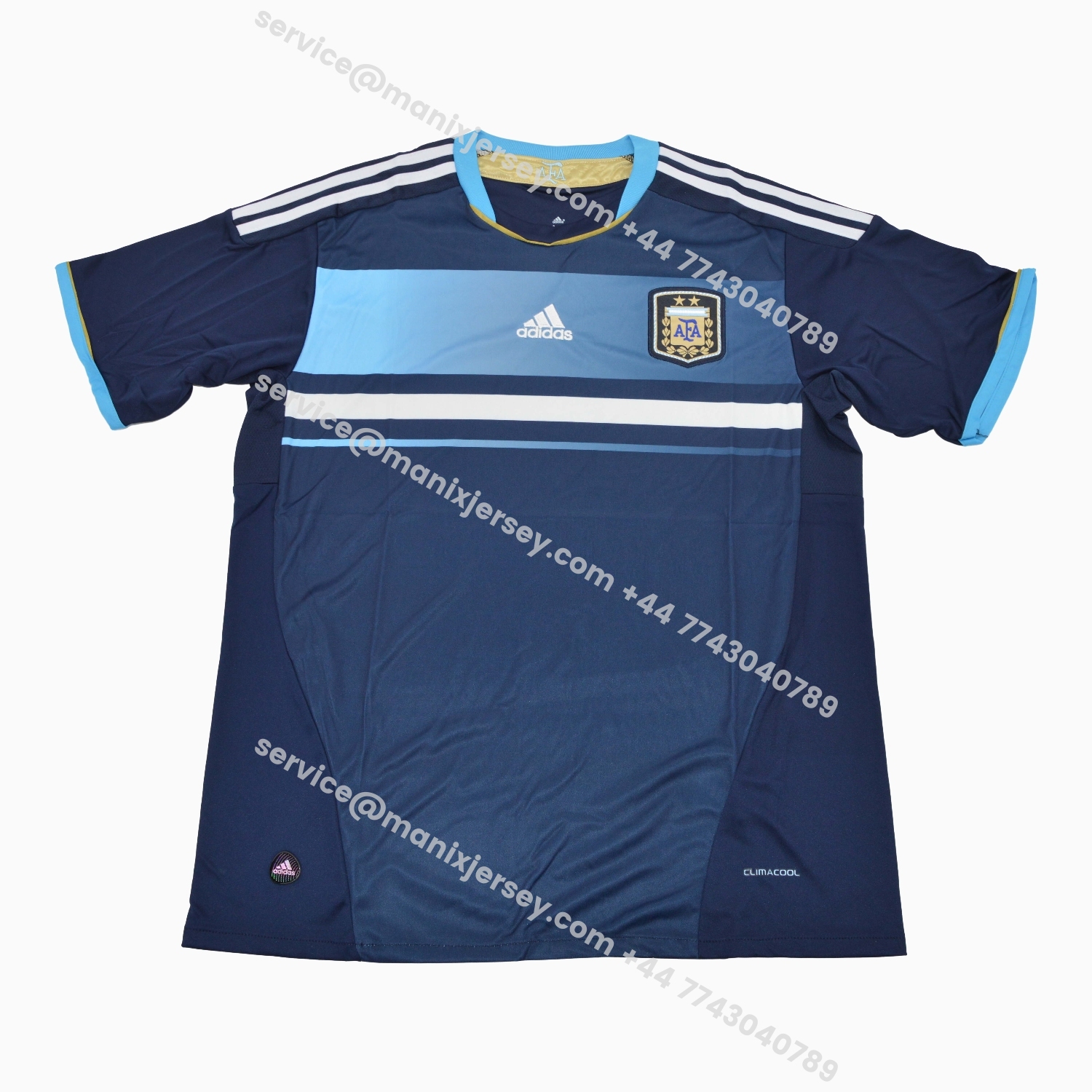 ManixJersey.com | Retro Argentina 2011-13 Away Jersey -Customize Name, Number and Patch | Worldwide Shipping
