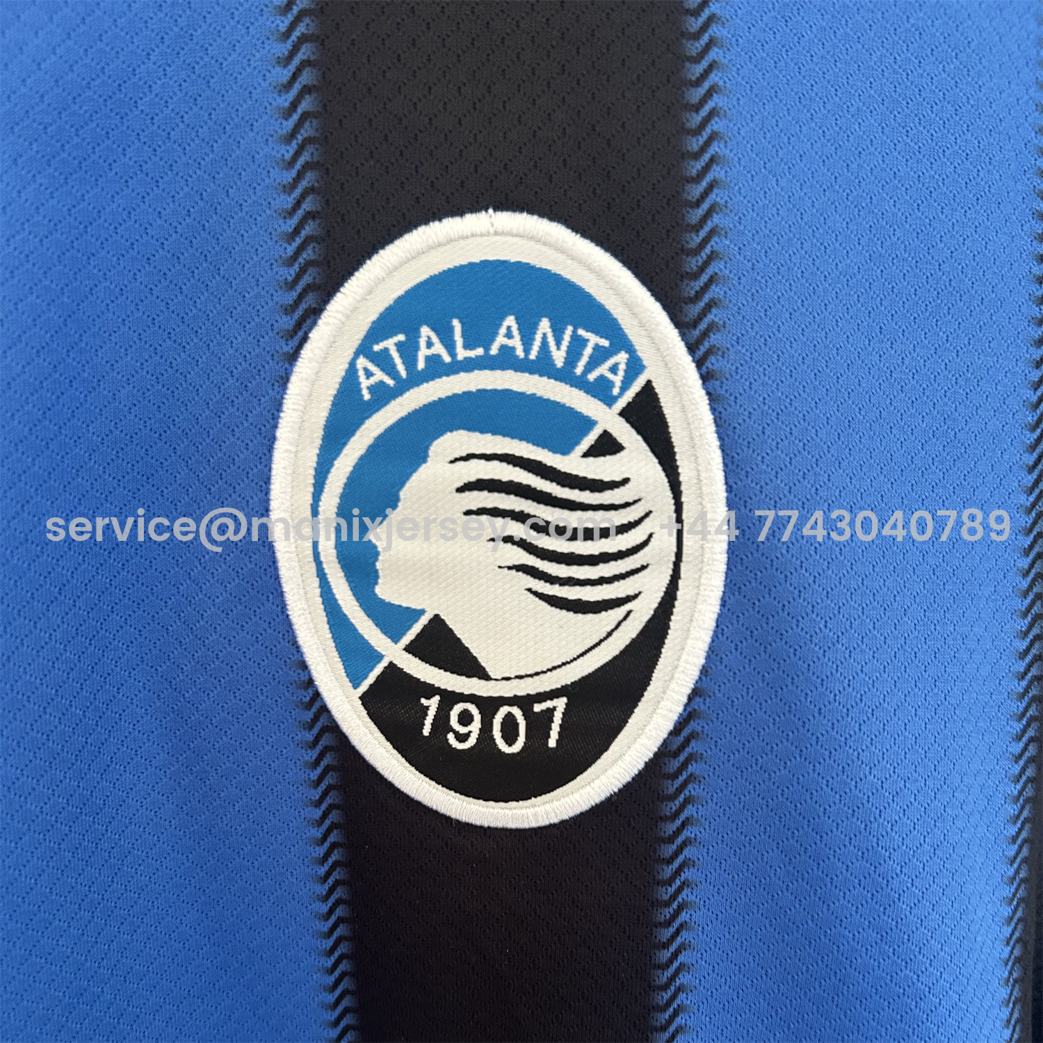 ManixJersey.com | Atalanta 25-26 Home Unsponsored Jersey - Fans Version -Customize Name, Number and Patch | Worldwide Shipping