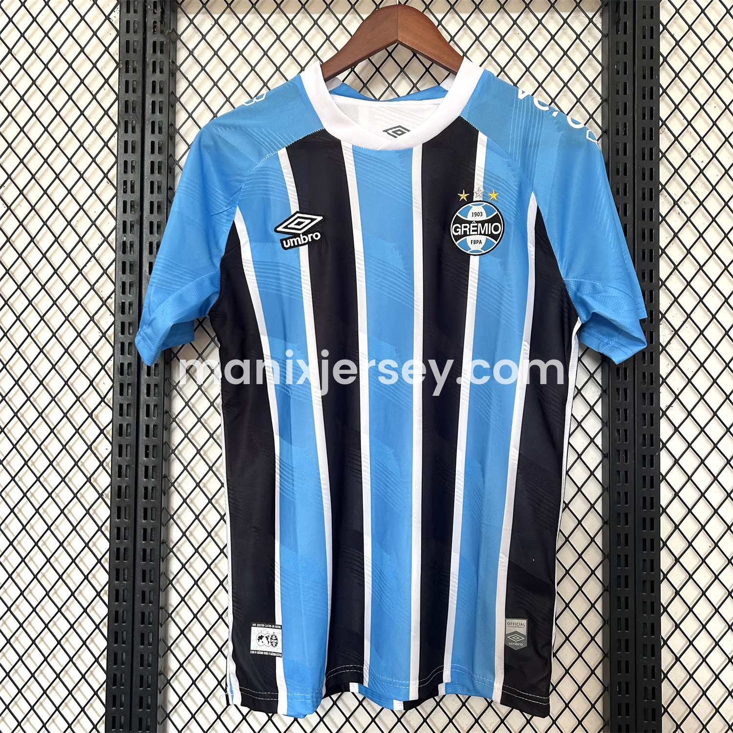 ManixJersey.com | Gremio 25-26 Home Jersey - Fans Version -Customize Name, Number and Patch | Worldwide Shipping