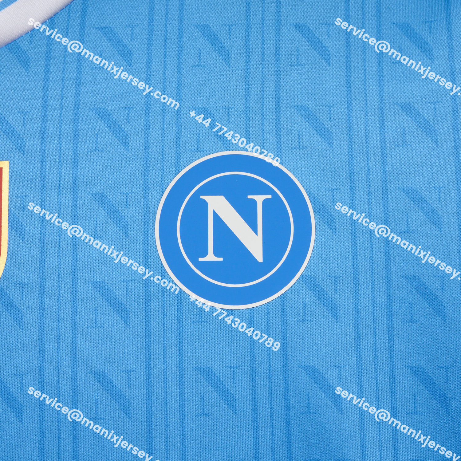 ManixJersey.com | Napoli 25-26 Home Jersey - Fans Version -Customize Name, Number and Patch | Worldwide Shipping