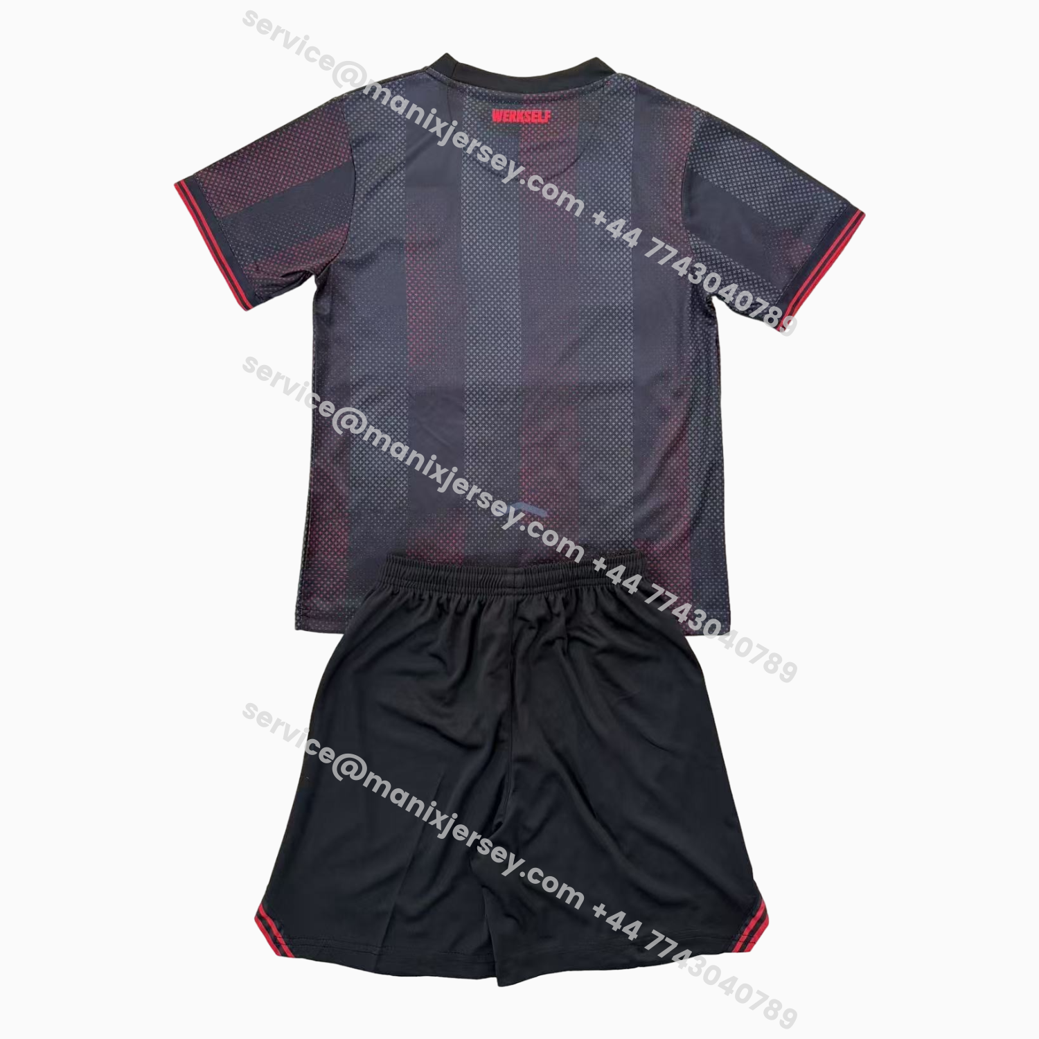 ManixJersey.com | Bayer 04 Leverkusen 25-26 Home Men's Adult Jersey Set - Fans Version -Customize Name, Number and Patch | Worldwide Shipping