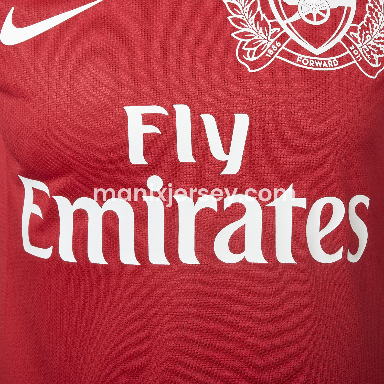 ManixJersey.com | Retro Arsenal 2011-12 Home Jersey - Player Version -Customize Name, Number and Patch | Worldwide Shipping