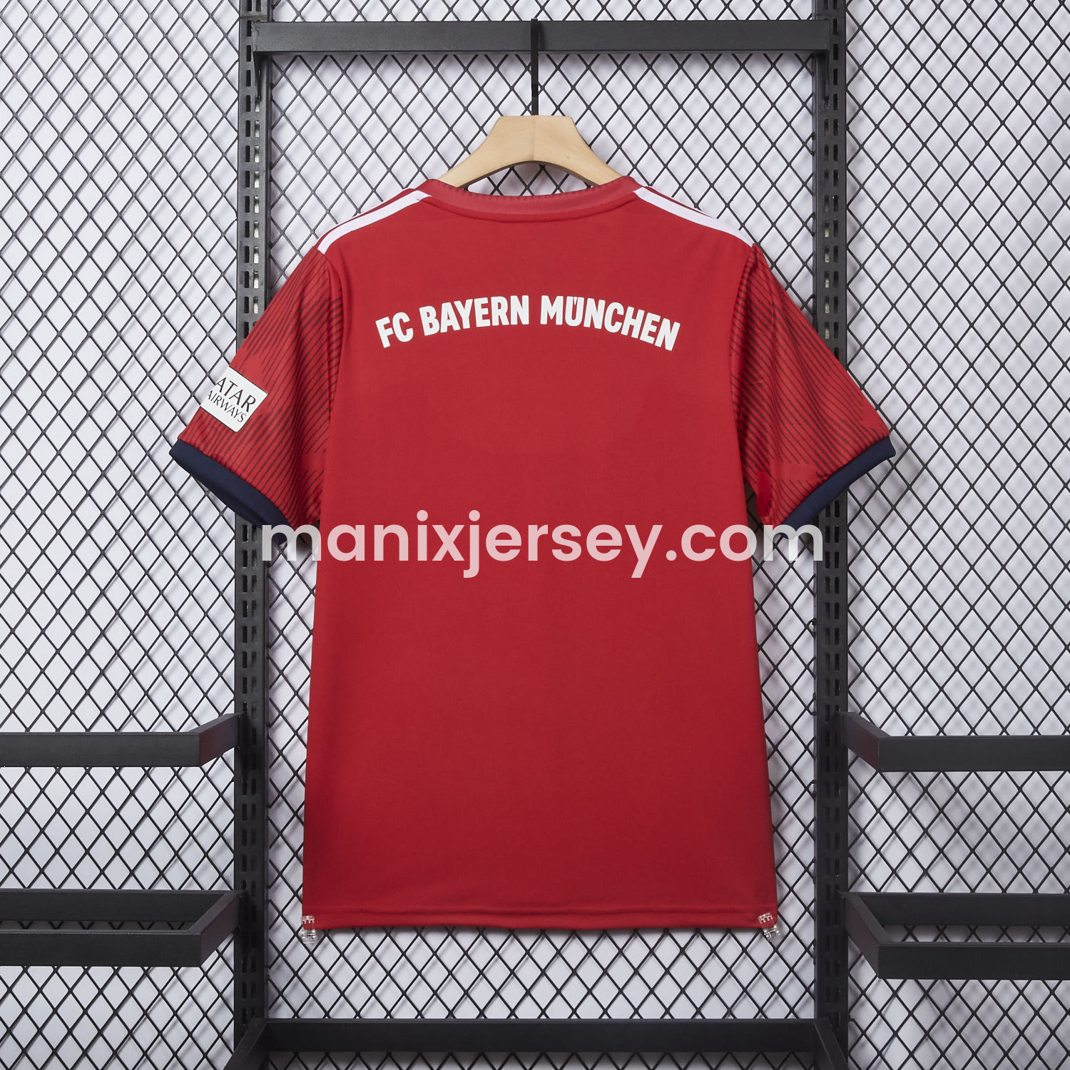 ManixJersey.com | Retro Bayern Munich 2018-19 Home Jersey -Customize Name, Number and Patch | Worldwide Shipping