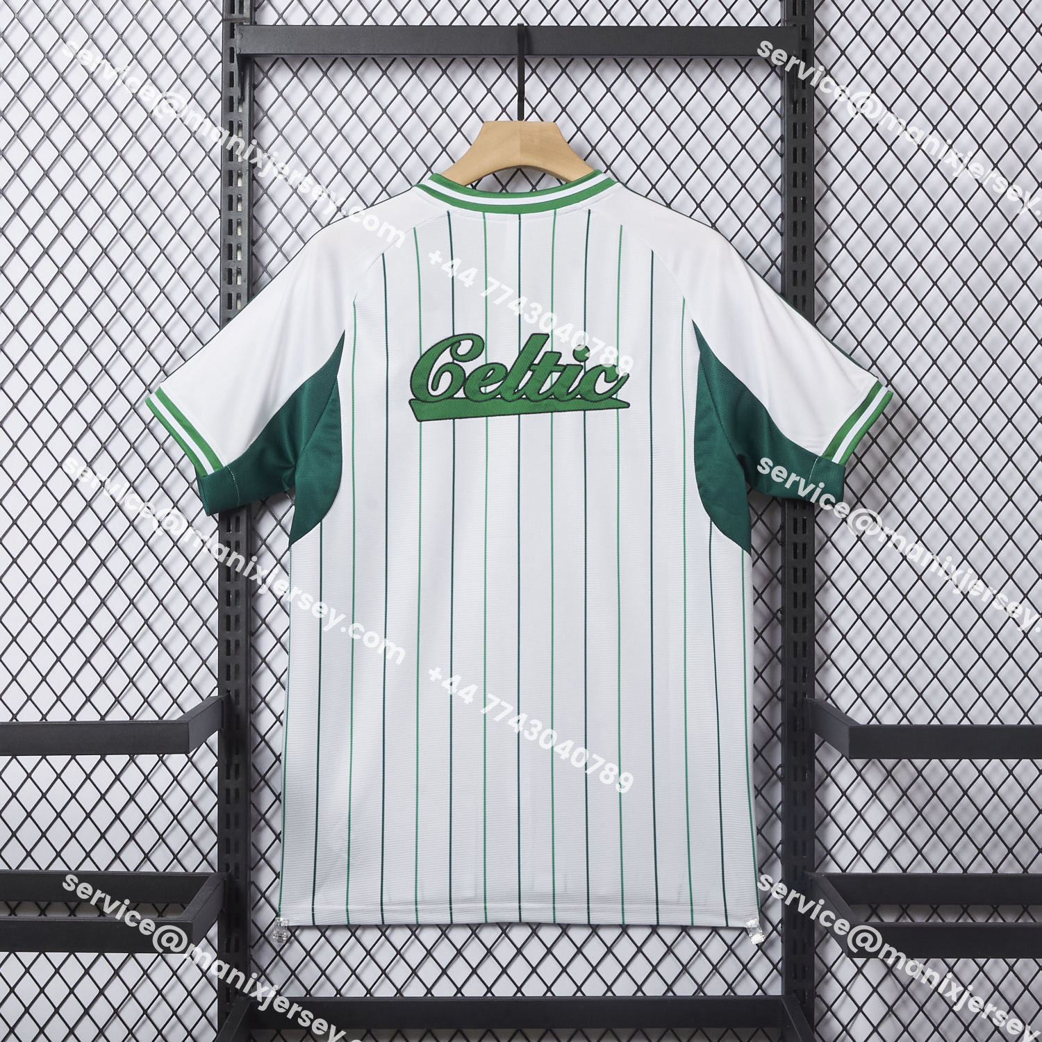 ManixJersey.com | Celtic 25-26 White Baseball Jersey -Customize Name, Number and Patch | Worldwide Shipping