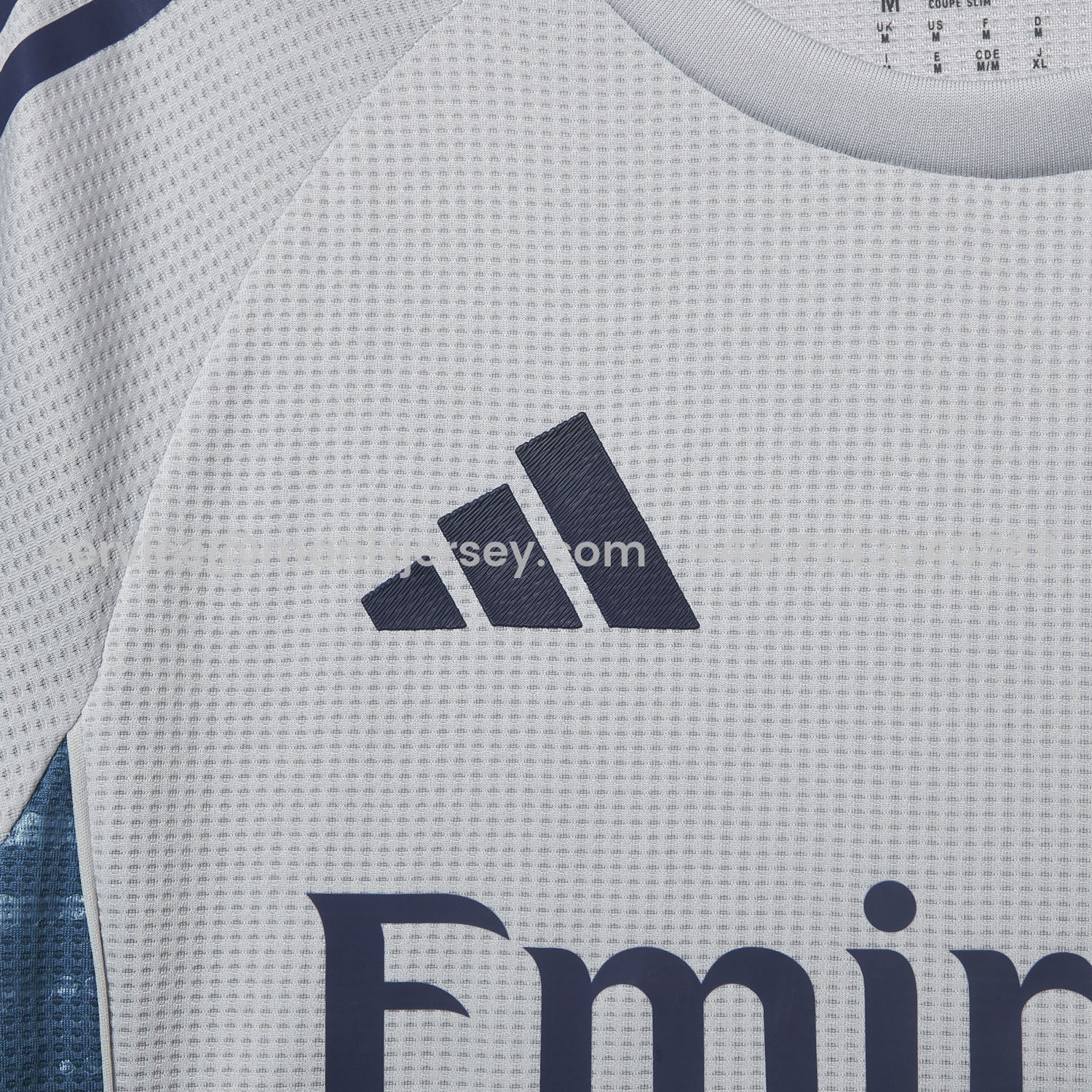 ManixJersey.com | Arsenal 25-26 White Training Jersey - Player Version -Customize Name, Number and Patch | Worldwide Shipping