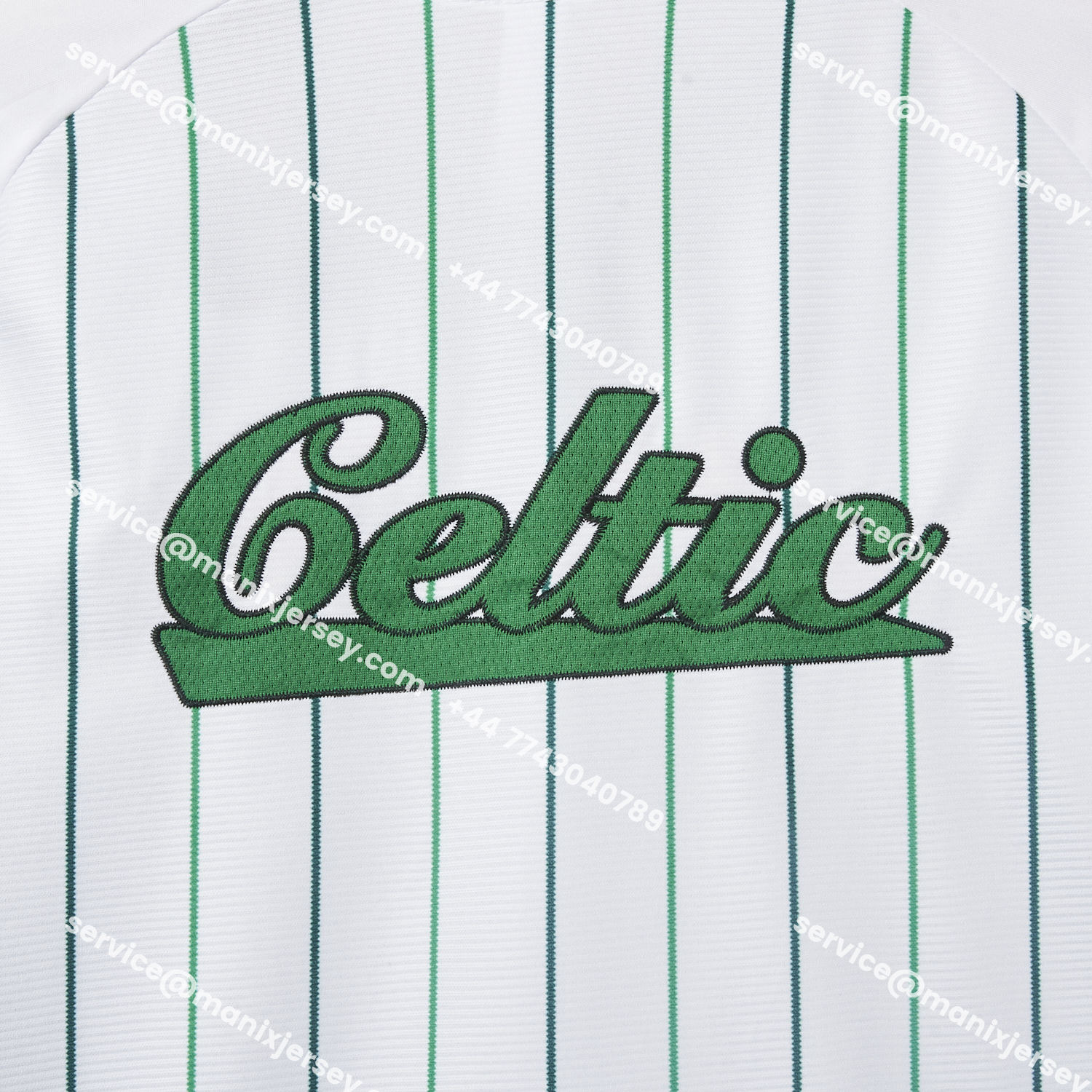 ManixJersey.com | Celtic 25-26 White Baseball Jersey -Customize Name, Number and Patch | Worldwide Shipping