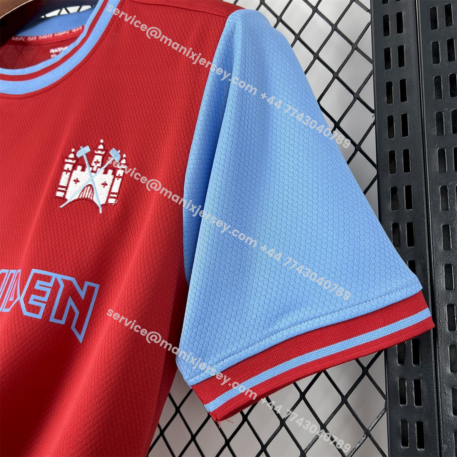 ManixJersey.com | West Ham United 25-26 x Iron Maiden 50th Anniversary Jersey - Fans Version -Customize Name, Number and Patch | Worldwide Shipping