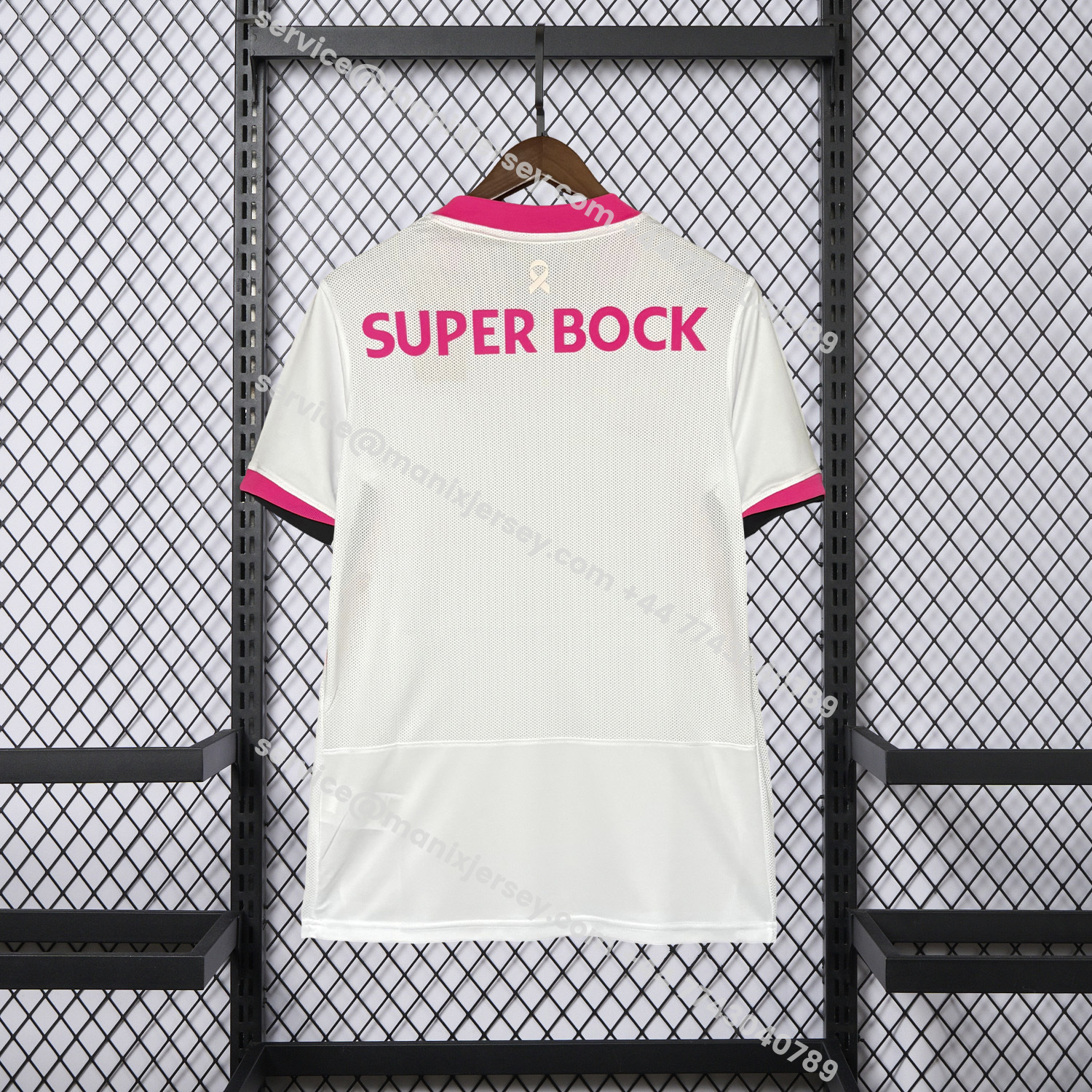 ManixJersey.com | Sporting CP 25-26 Pink And White Special Jersey - Fans Version -Customize Name, Number and Patch | Worldwide Shipping