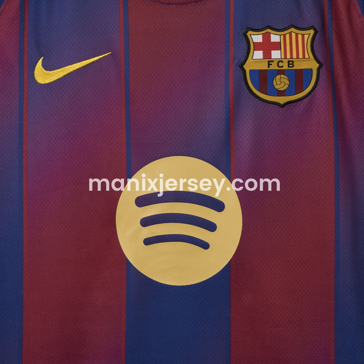 ManixJersey.com | Barcelona 25-26 Home Jersey - Fans Version -Customize Name, Number and Patch | Worldwide Shipping