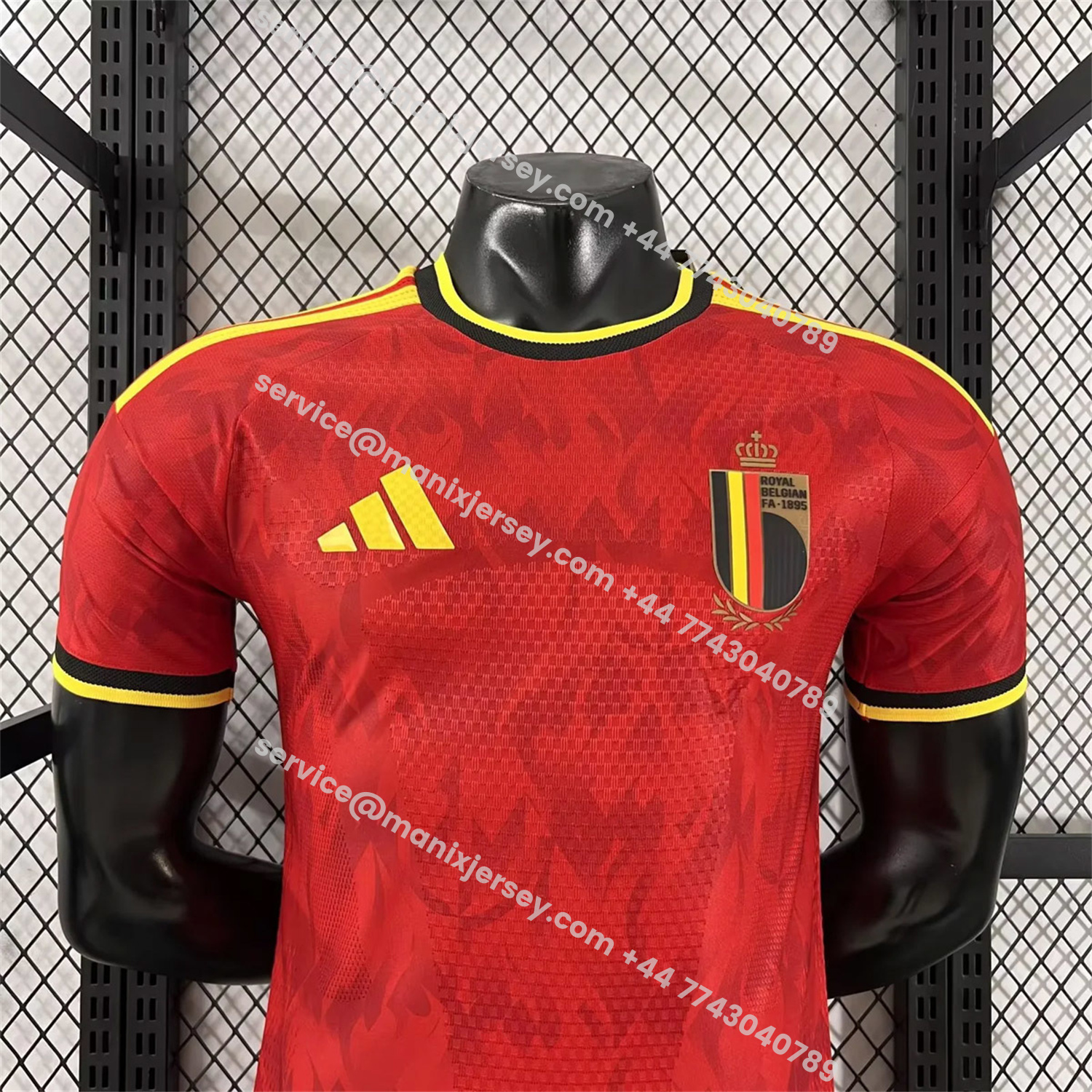 ManixJersey.com | Belgium 2026 Home Jersey (Leaked Version) - Player Version -Customize Name, Number and Patch | Worldwide Shipping