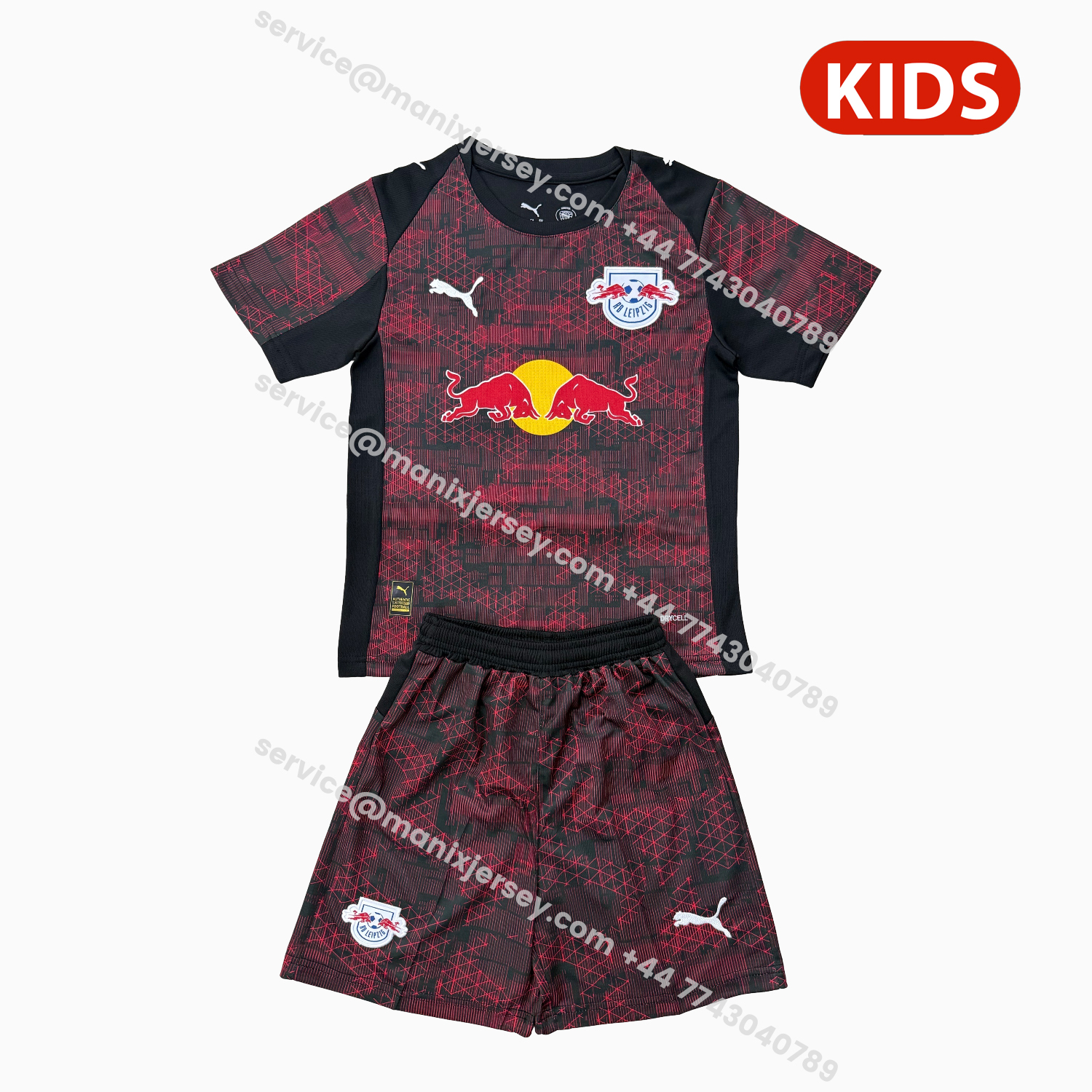 ManixJersey.com | RB Leipzig 25-26 Third Kids Kit -Customize Name, Number and Patch | Worldwide Shipping