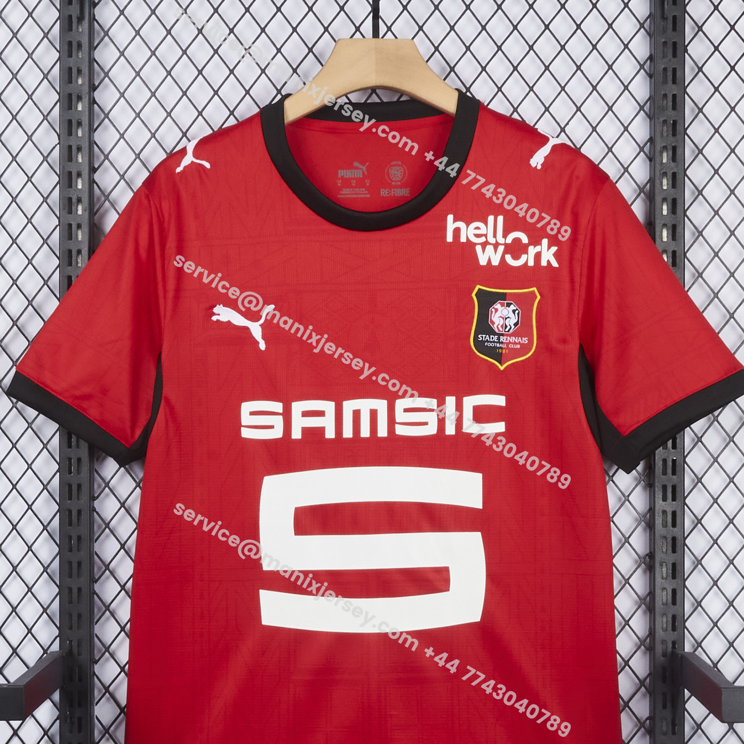 Stade Rennais 26-27 Home Jersey - Fans Version:football jersey mysite: unitedjerseyfootball 邓江浪:football