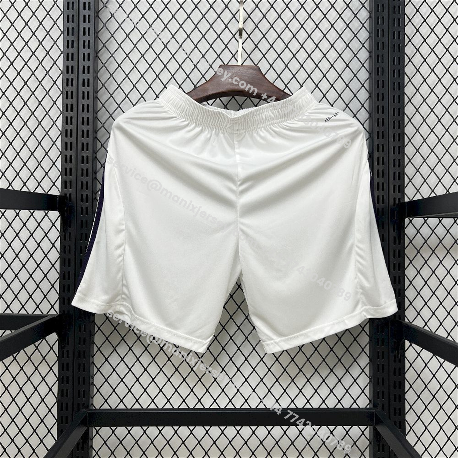 ManixJersey.com | Manchester United 25-26 Away White Shorts - Fans Version -Customize Name, Number and Patch | Worldwide Shipping