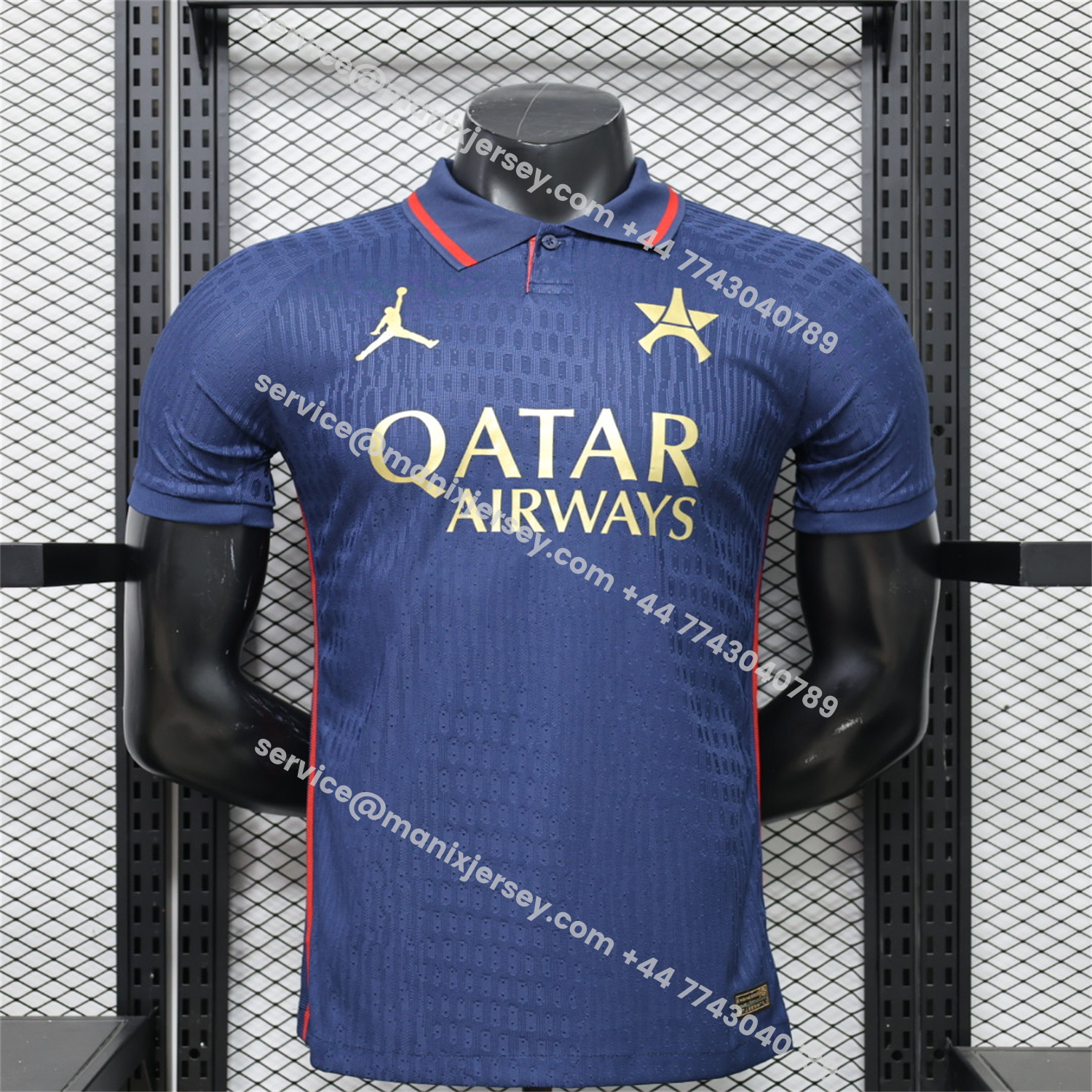 Paris Saint-Germain PSG 26-27 Retro Casual Style Blue Jersey - Player Version:football jersey mysite: unitedjerseyfootball 邓江浪:football