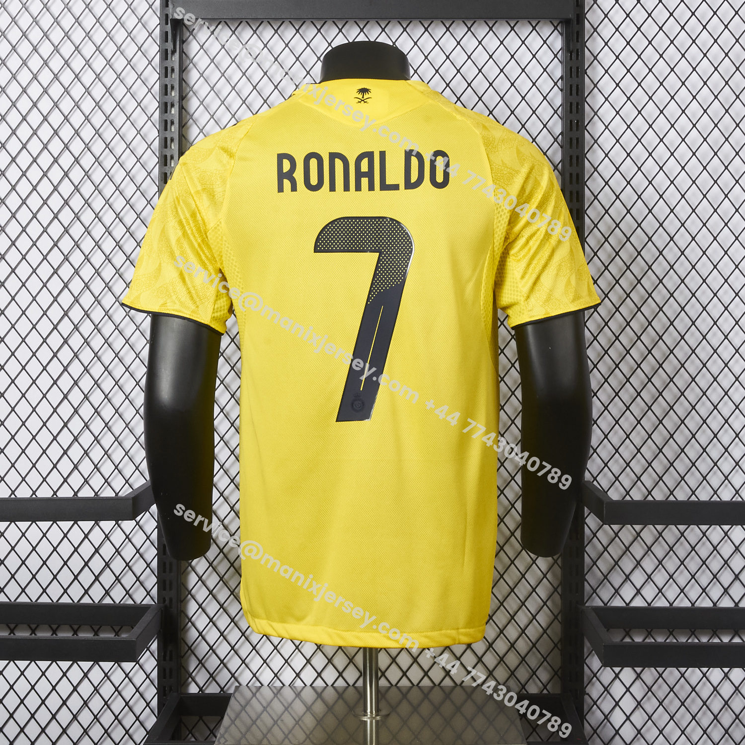 ManixJersey.com | Al Nassr Riyadh Victory 25-26 Home Jersey - Player Version -Customize Name, Number and Patch | Worldwide Shipping