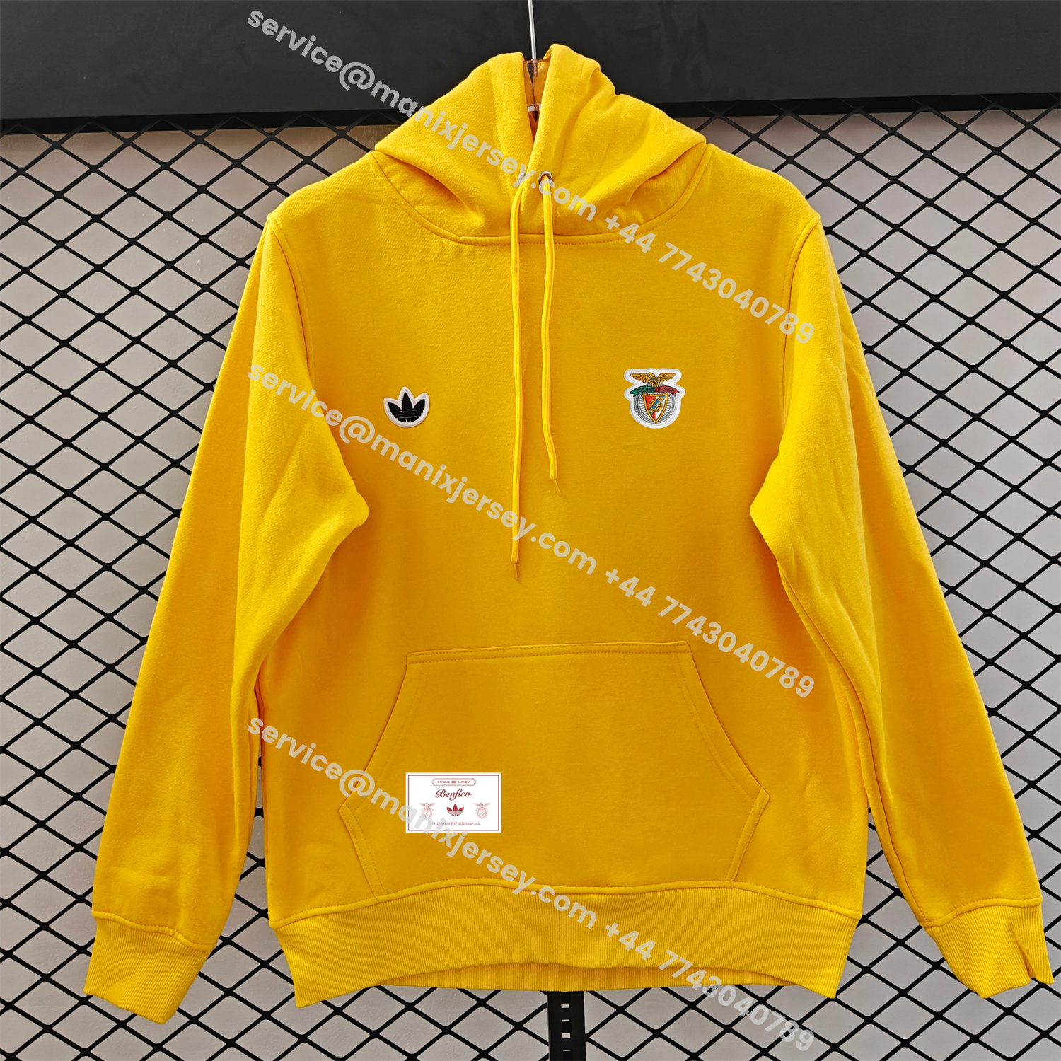 ManixJersey.com | Benfica 25-26 Originals Terrace Icon Unisex Pullover Hoodie -Customize Name, Number and Patch | Worldwide Shipping