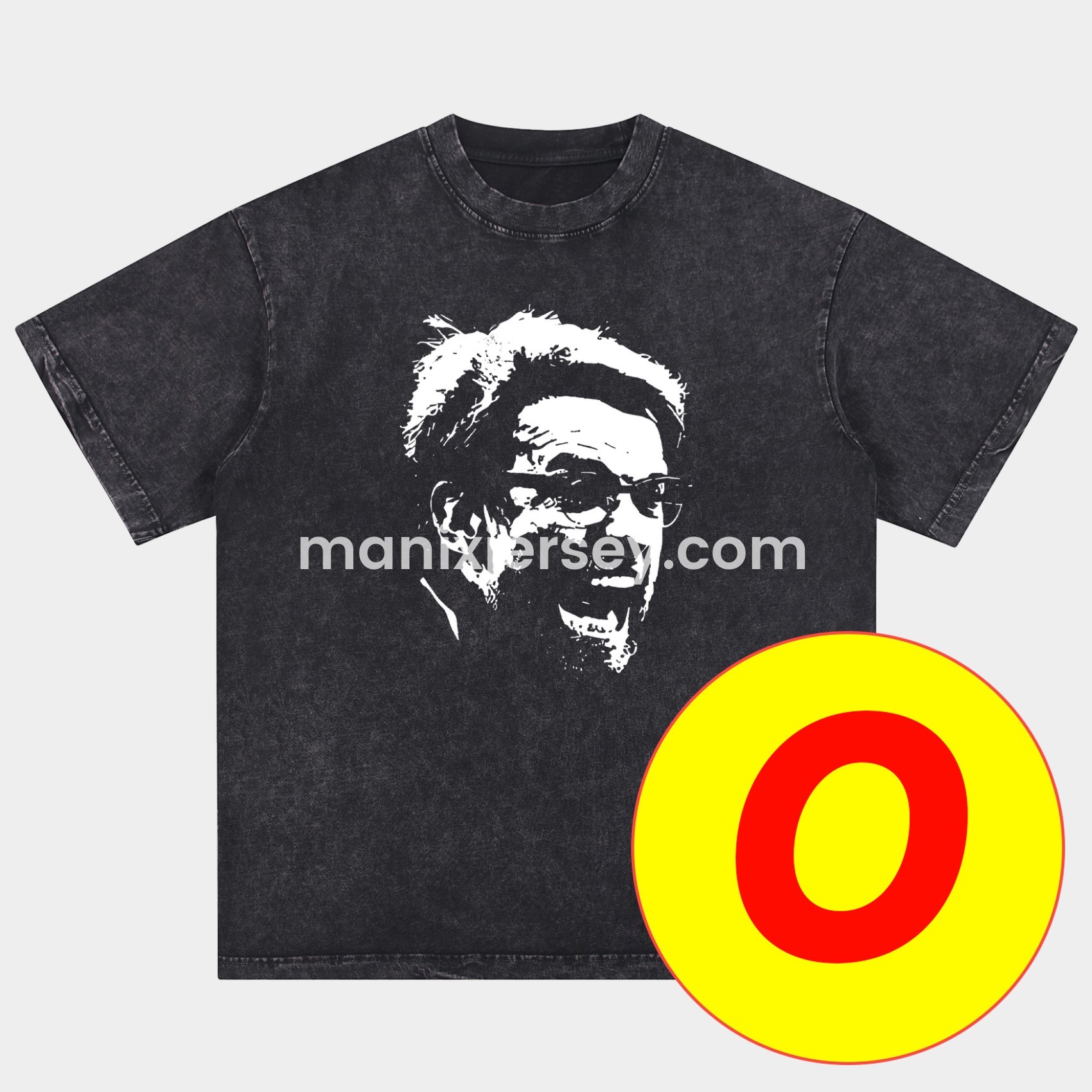 ManixJersey.com | Salah Liverpool Klopp Arnold Oversized Washed T-Shirt -Customize Name, Number and Patch | Worldwide Shipping
