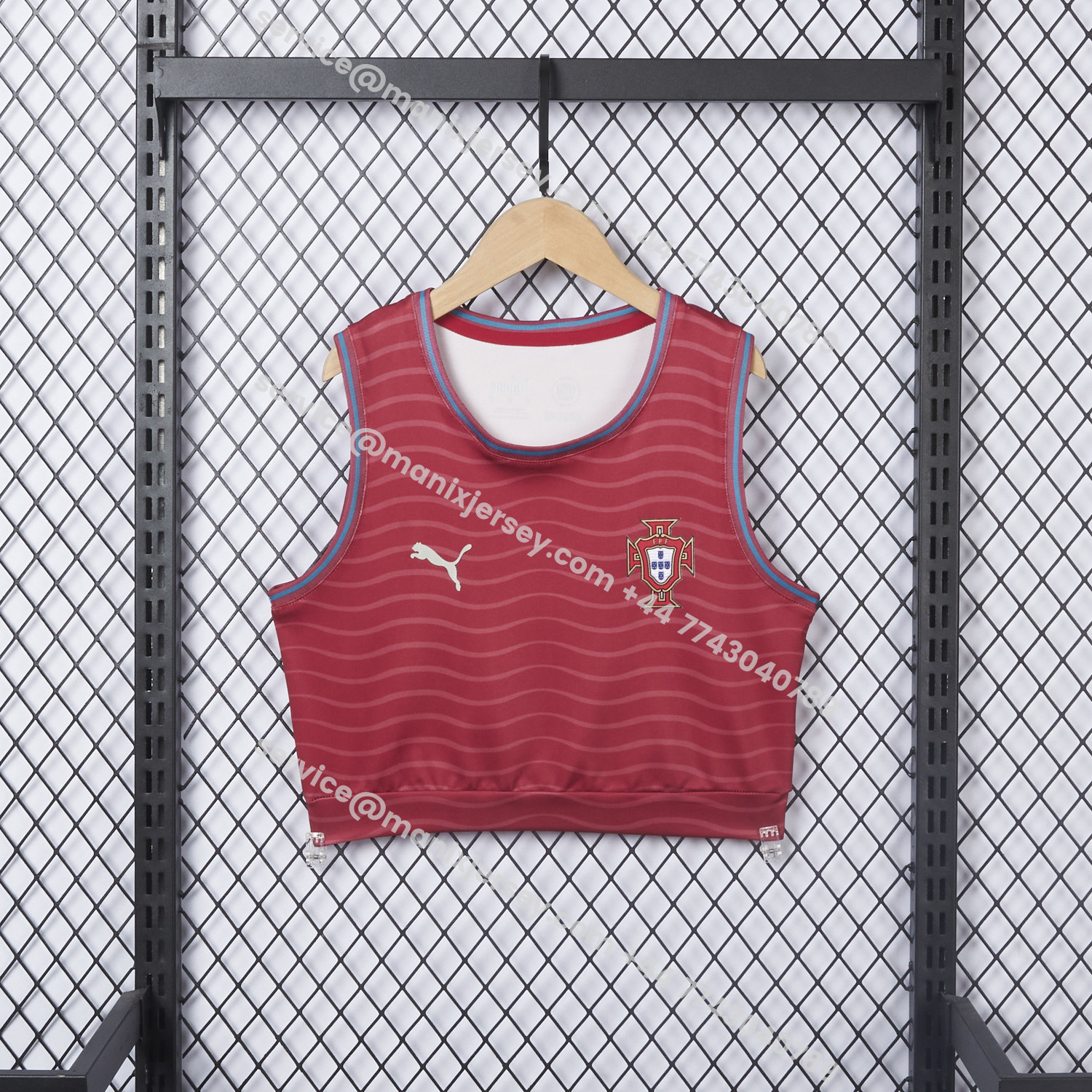 ManixJersey.com | Women's Portugal 2026 Home Yoga Vest -Customize Name, Number and Patch | Worldwide Shipping