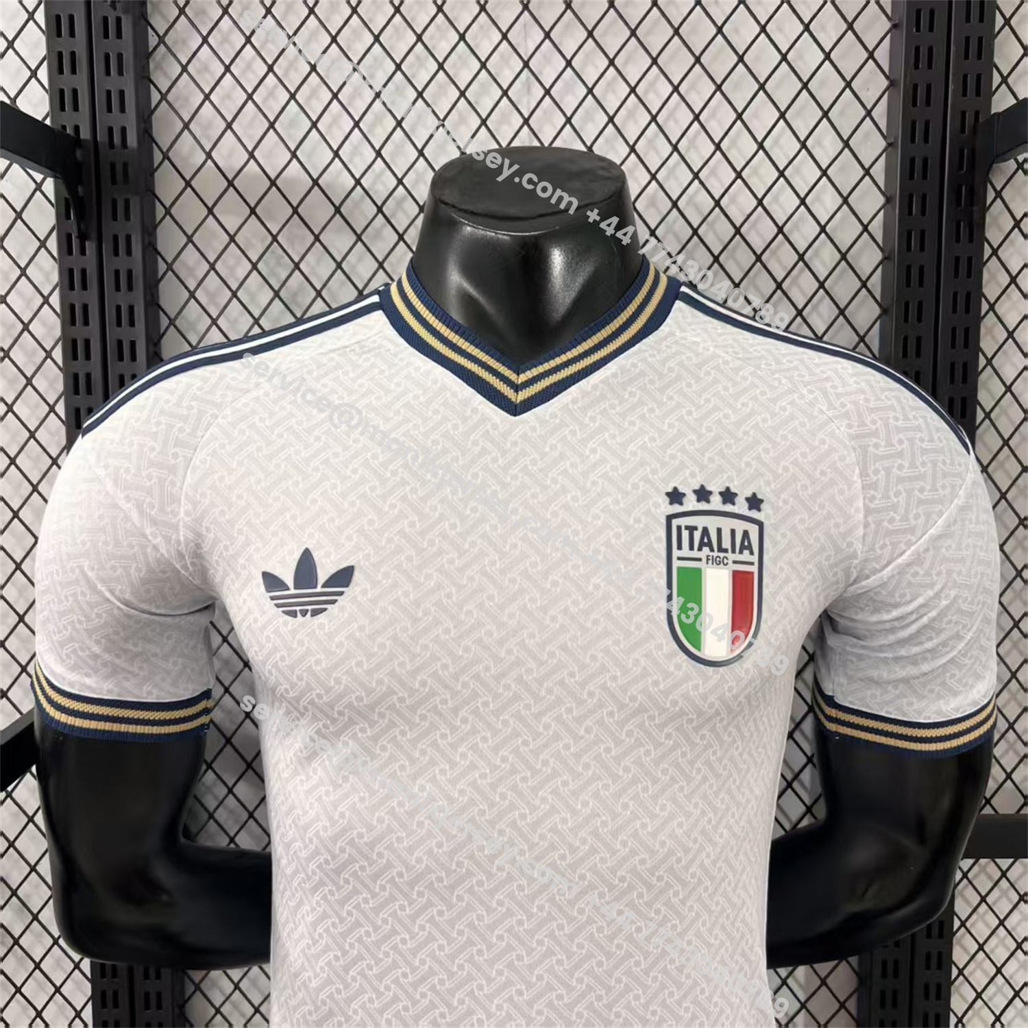 ManixJersey.com | Italy 2026 Away White Jersey - Player Version -Customize Name, Number and Patch | Worldwide Shipping