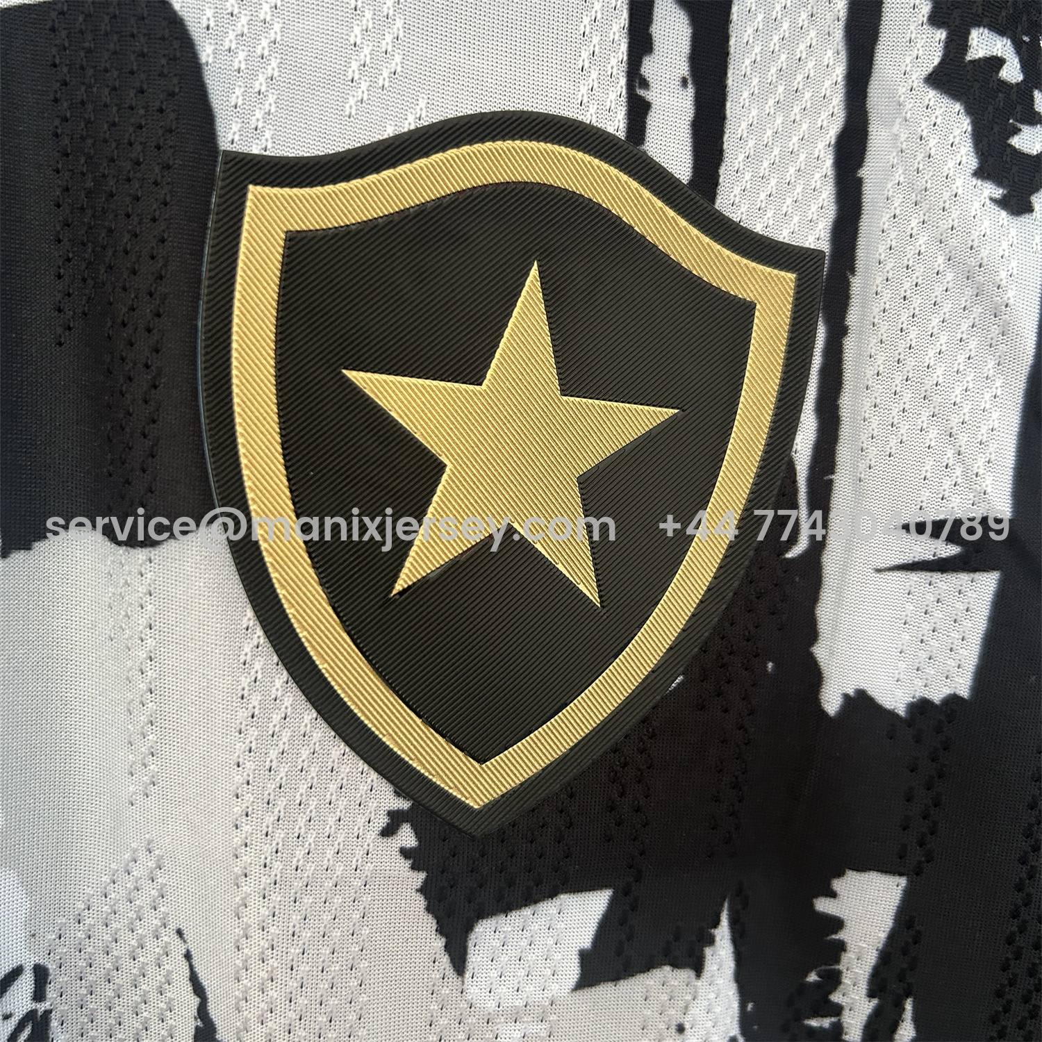 ManixJersey.com | Botafogo 25-26 Fourth Unsponsored Jersey - Fans Version -Customize Name, Number and Patch | Worldwide Shipping