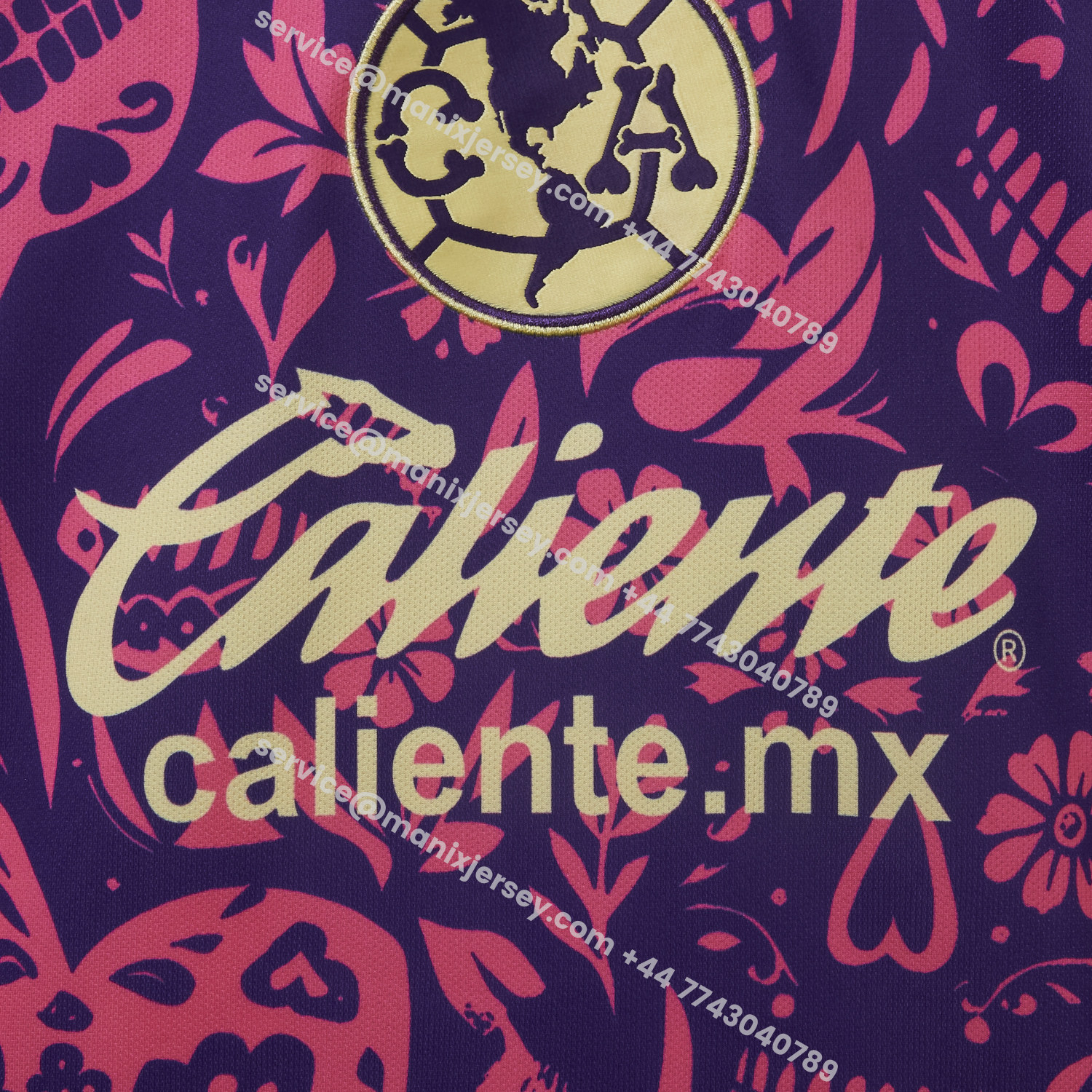 ManixJersey.com | Club América 25-26 Día de Muertos Purple Jersey - Fans Version -Customize Name, Number and Patch | Worldwide Shipping