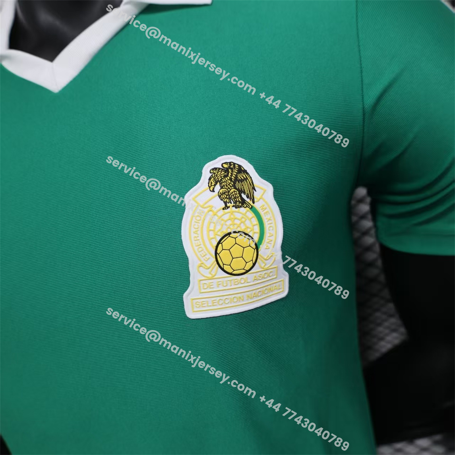 ManixJersey.com | Retro Mexico 1986 Home Jersey - Player Version -Customize Name, Number and Patch | Worldwide Shipping