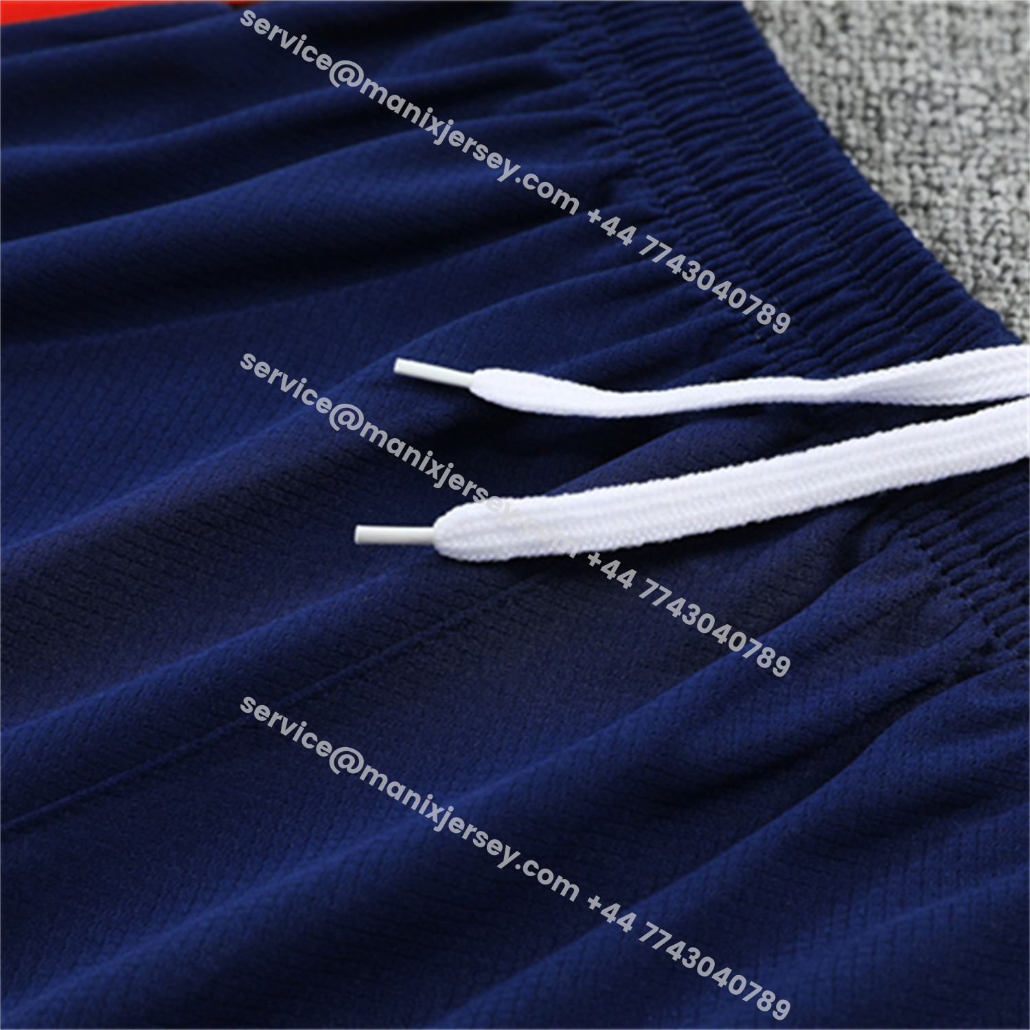 ManixJersey.com | Spain 2026 Short-Sleeve Training Set - Royal Blue Top & Shorts -Customize Name, Number and Patch | Worldwide Shipping