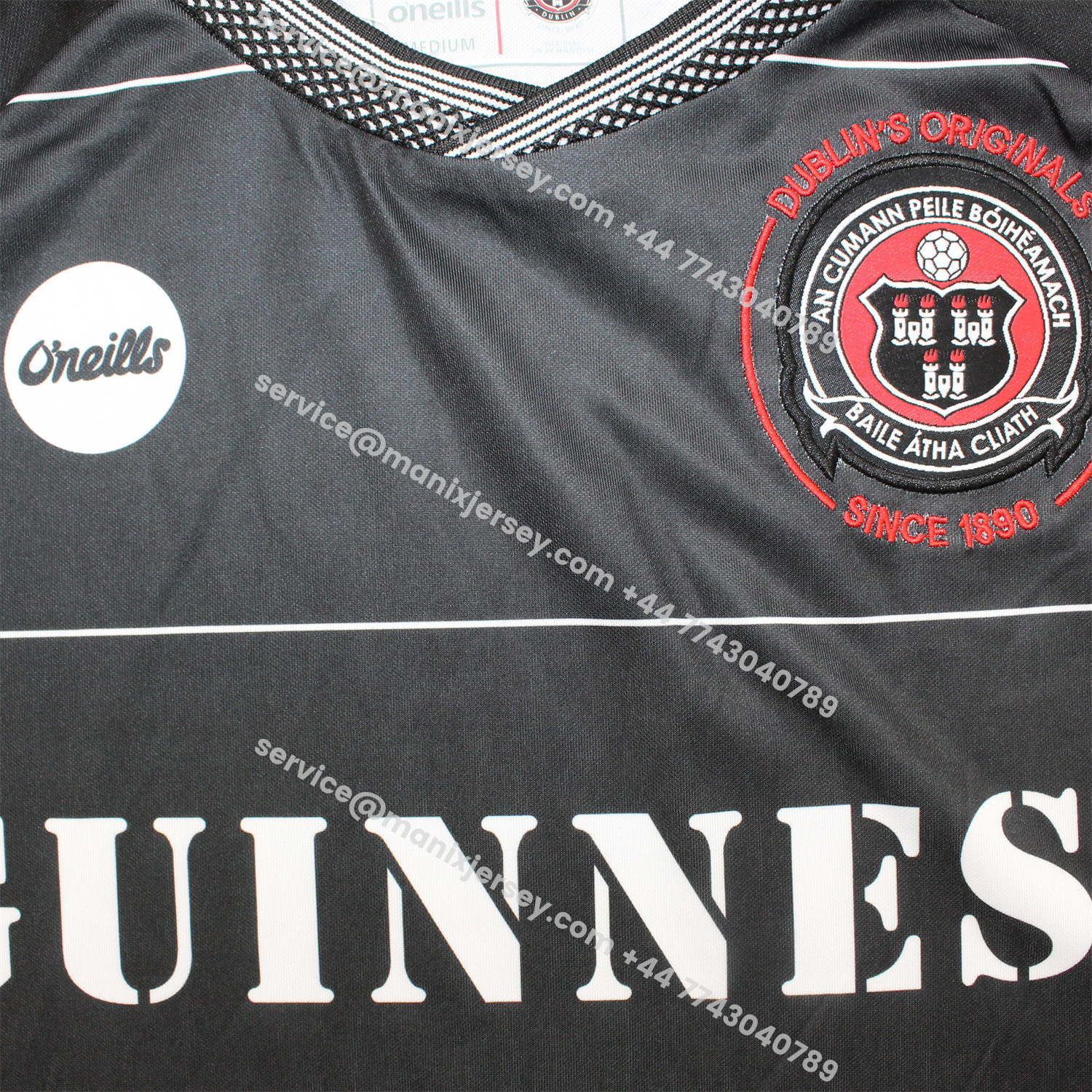ManixJersey.com | Bohemian 25-26 Black Goalkeeper Jersey - Fans Version -Customize Name, Number and Patch | Worldwide Shipping