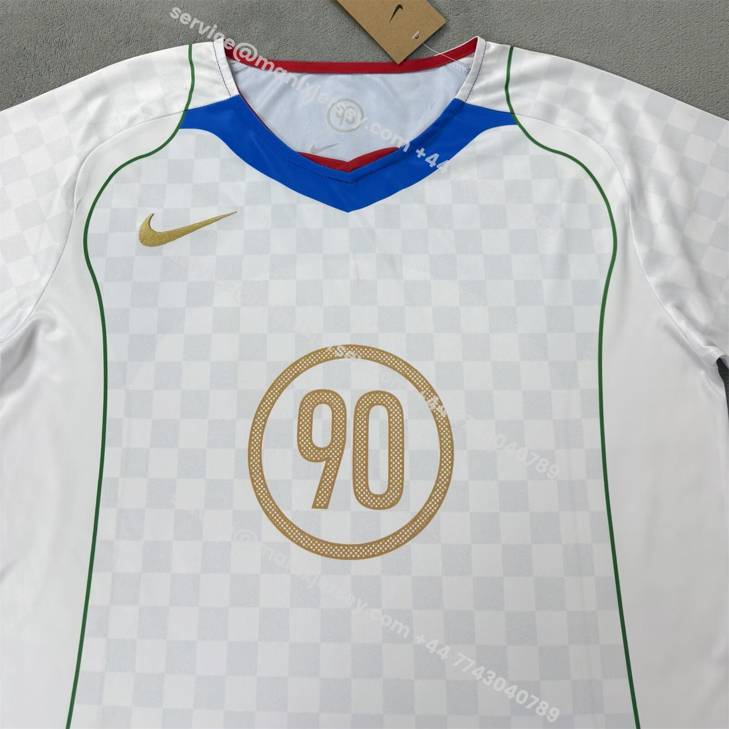 ManixJersey.com | Italy 2026 T90 White Special Jersey -Customize Name, Number and Patch | Worldwide Shipping