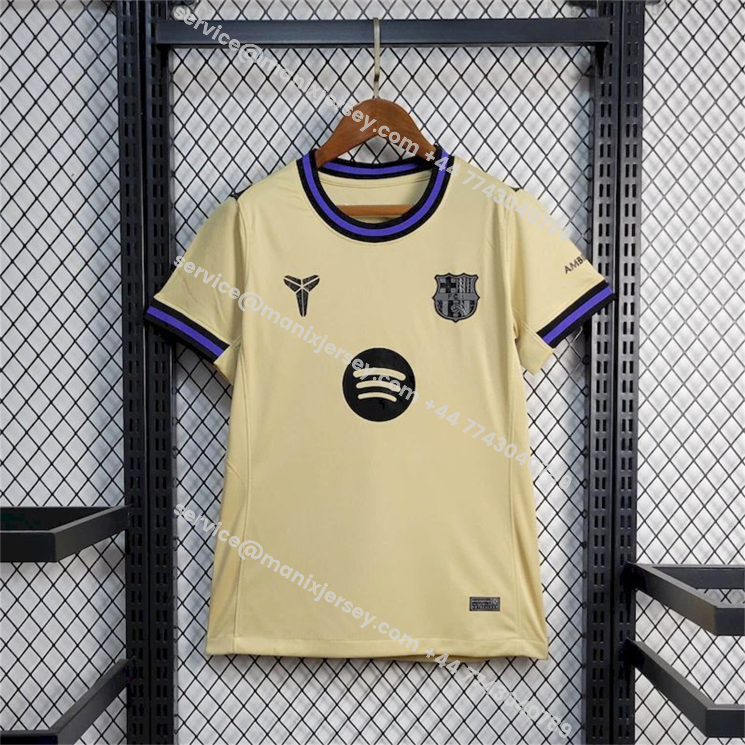 ManixJersey.com | Women's Barcelona 25-26 Away Jersey -Customize Name, Number and Patch | Worldwide Shipping