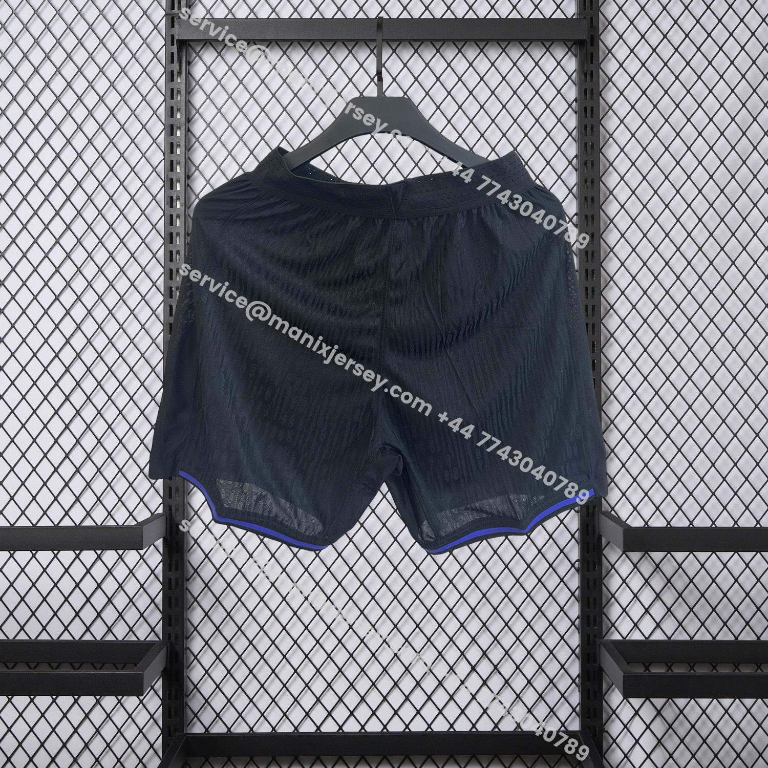 ManixJersey.com | Barcelona 25-26 Away Black Shorts - Player Version -Customize Name, Number and Patch | Worldwide Shipping