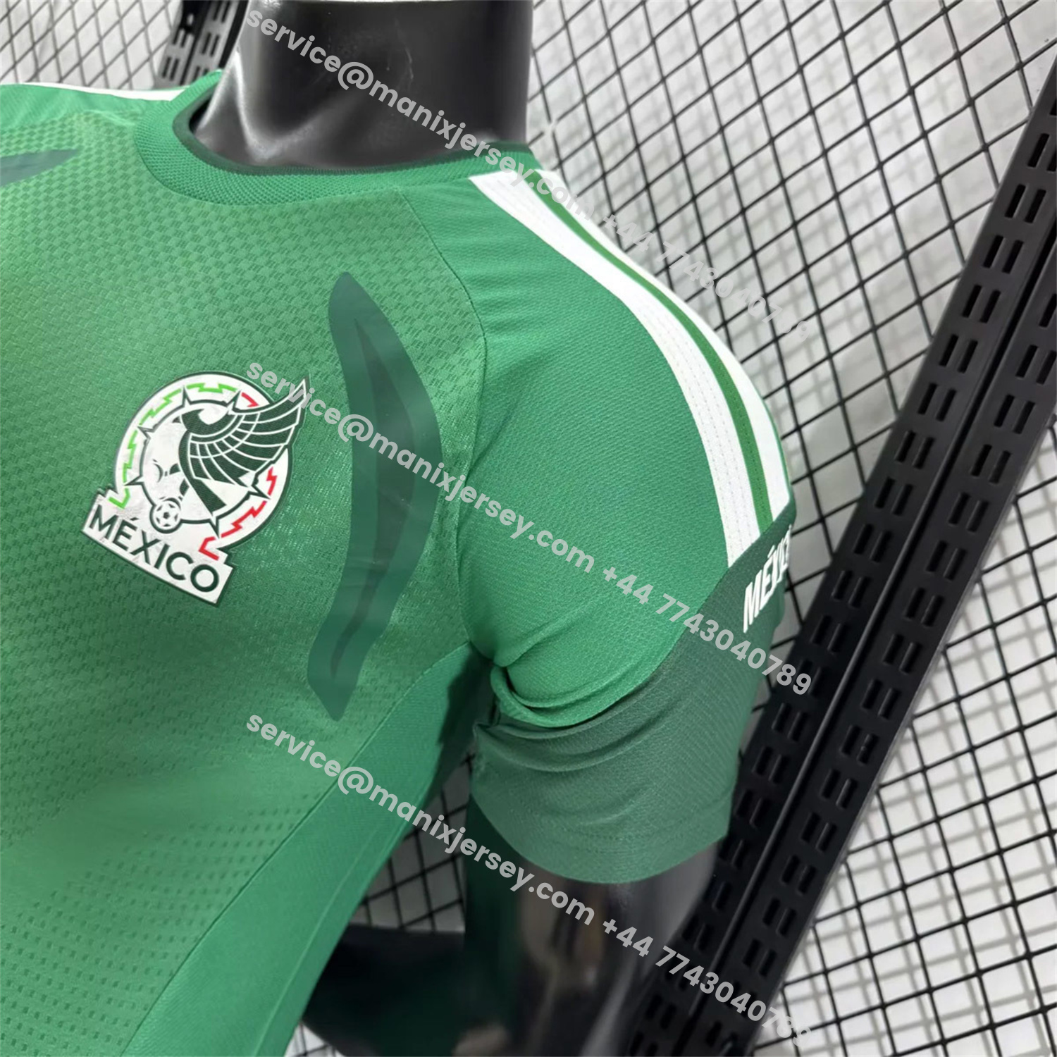 ManixJersey.com | Mexico 2026 Green Pre-Match Training Jersey - Player Version -Customize Name, Number and Patch | Worldwide Shipping