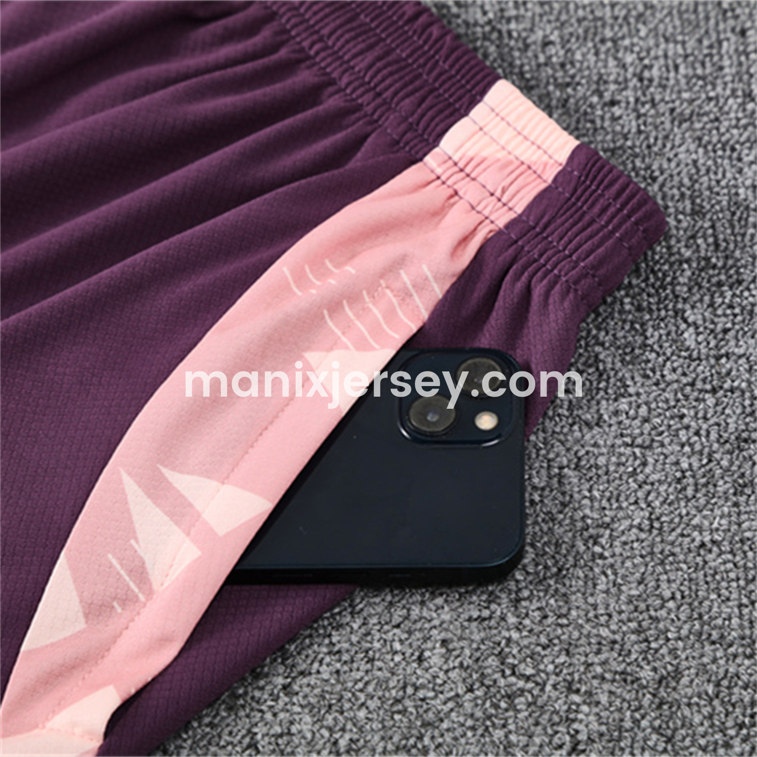 ManixJersey.com | Arsenal 24-25 Short-Sleeve Training Set - Purple -Customize Name, Number and Patch | Worldwide Shipping