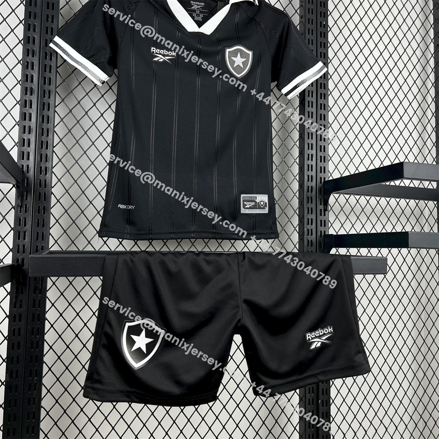 ManixJersey.com | Botafogo 25-26 Away Unsponsored Kids Kit -Customize Name, Number and Patch | Worldwide Shipping