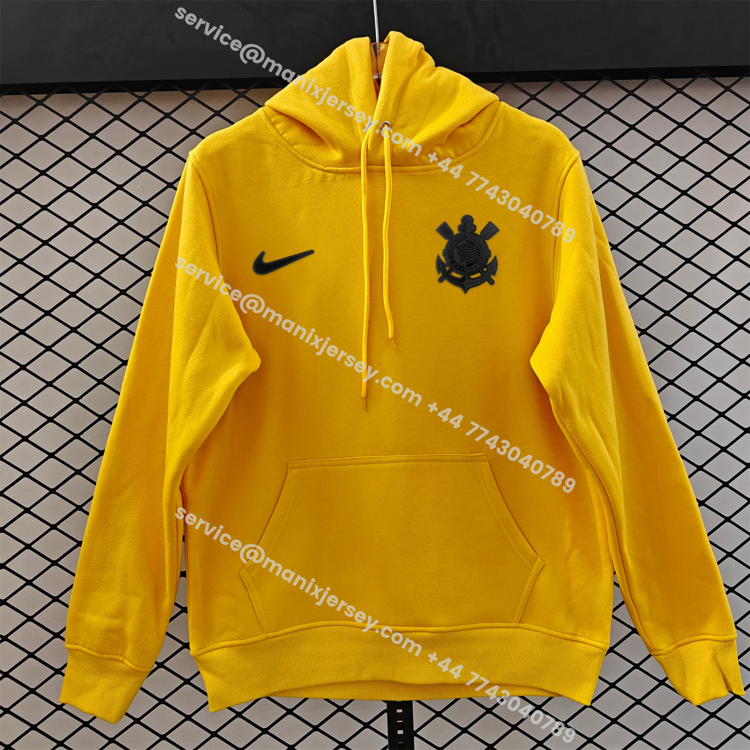 ManixJersey.com | Corinthians 25-26 Originals Terrace Black Icon Unisex Pullover Hoodie -Customize Name, Number and Patch | Worldwide Shipping