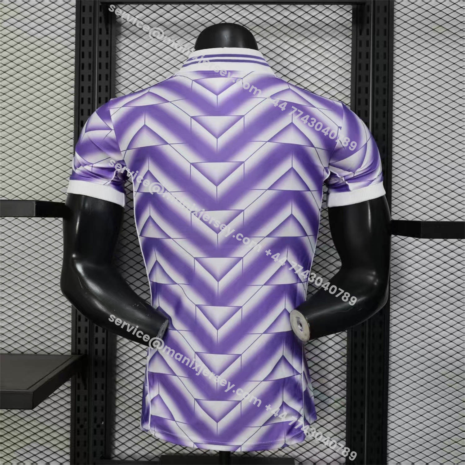 ManixJersey.com | Real Madrid 25-26 Refracted Purple Light White Special Jersey - Player Version -Customize Name, Number and Patch | Worldwide Shipping
