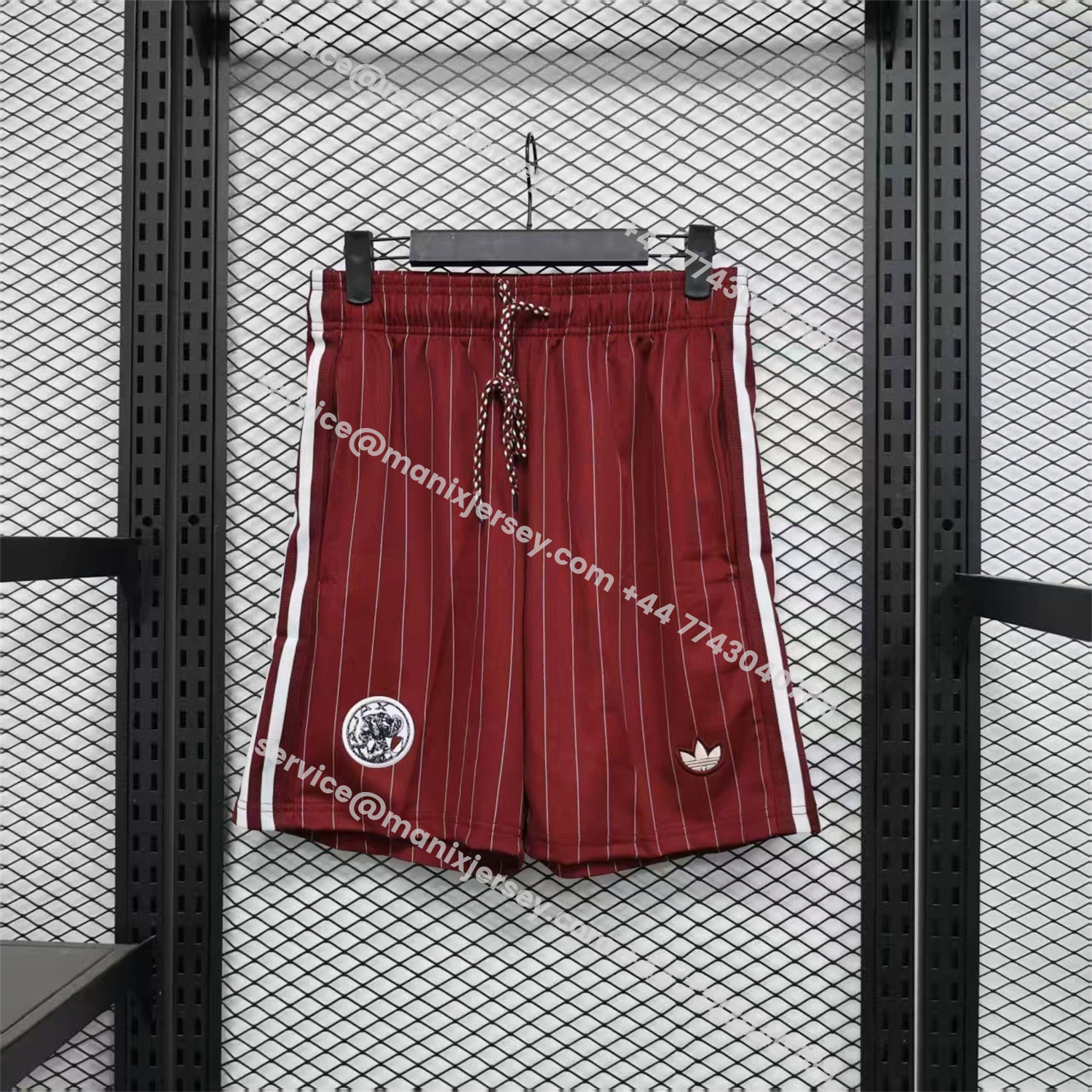 ManixJersey.com | Ajax 25-26 Icon Range Travel Special Edition Red Shorts - Player Version -Customize Name, Number and Patch | Worldwide Shipping