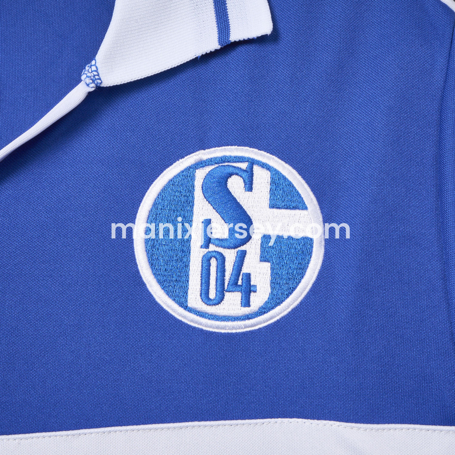 ManixJersey.com | Retro Schalke 04 2000-01 Home Jersey -Customize Name, Number and Patch | Worldwide Shipping