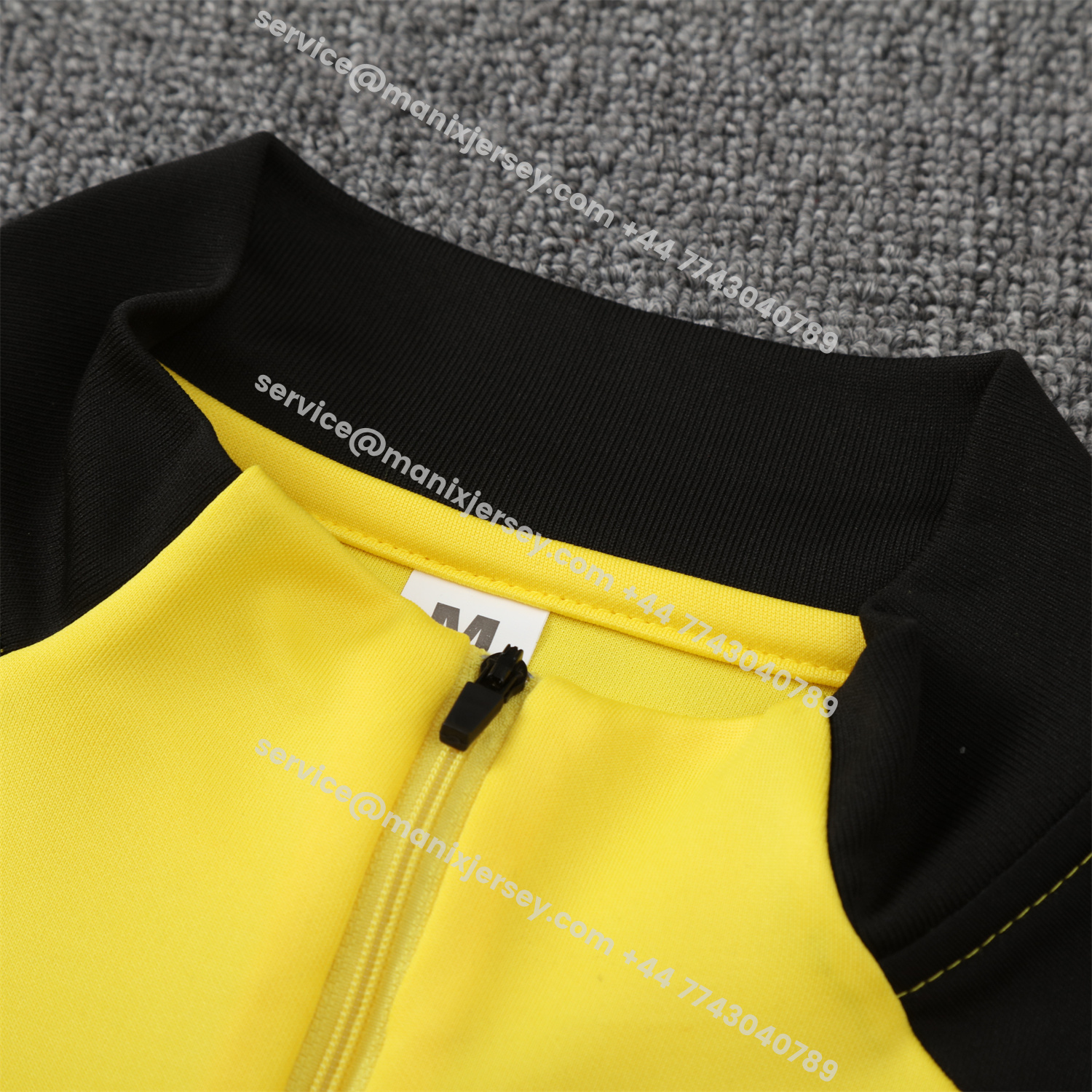 ManixJersey.com | Atletico Mineiro 25-26 Long Sleeve Training Set - Yellow Top & Black Pants -Customize Name, Number and Patch | Worldwide Shipping