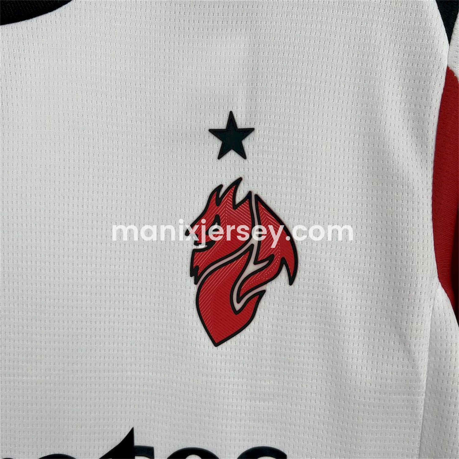 ManixJersey.com | AC Milan 25-26 Away White Jersey - Fans Version -Customize Name, Number and Patch | Worldwide Shipping