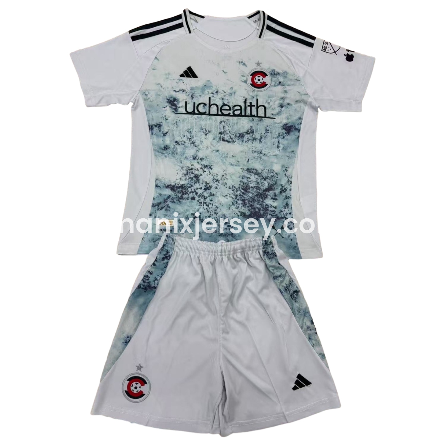ManixJersey.com | Colorado Rapids 25-26 Away Kids Kit -Customize Name, Number and Patch | Worldwide Shipping