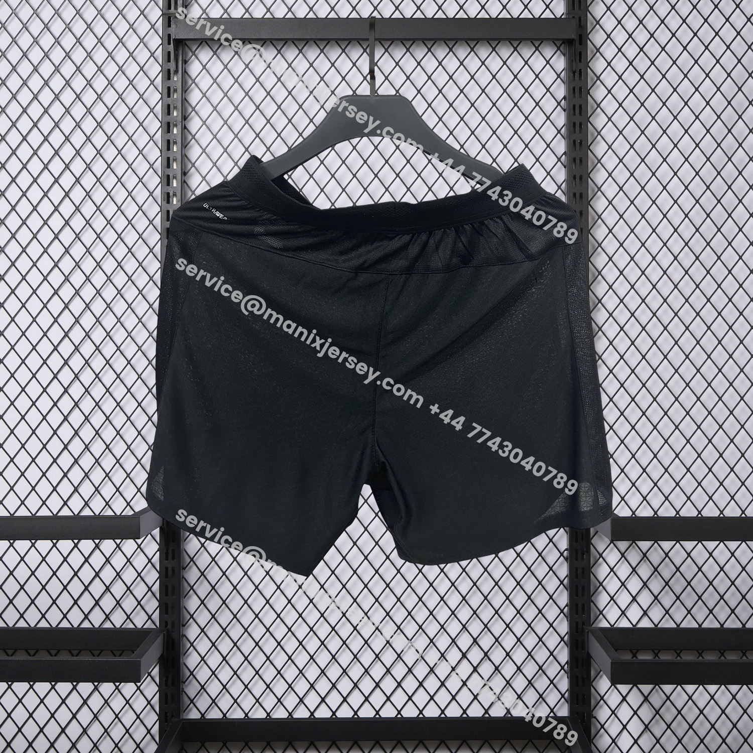 ManixJersey.com | Manchester City 25-26 Away Black Shorts - Player Version -Customize Name, Number and Patch | Worldwide Shipping