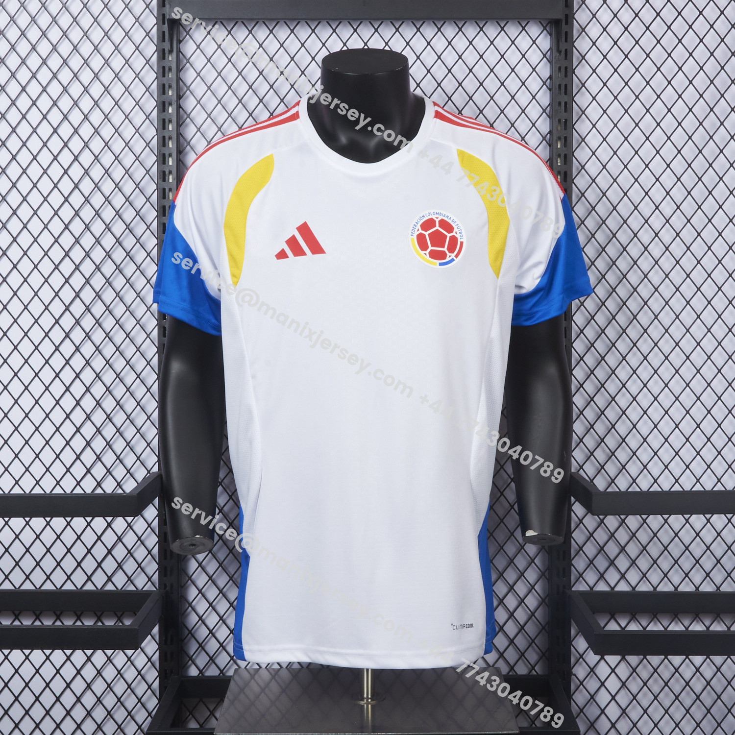 ManixJersey.com | Colombia 2026 Pre-Match Training Jersey - Player Version -Customize Name, Number and Patch | Worldwide Shipping