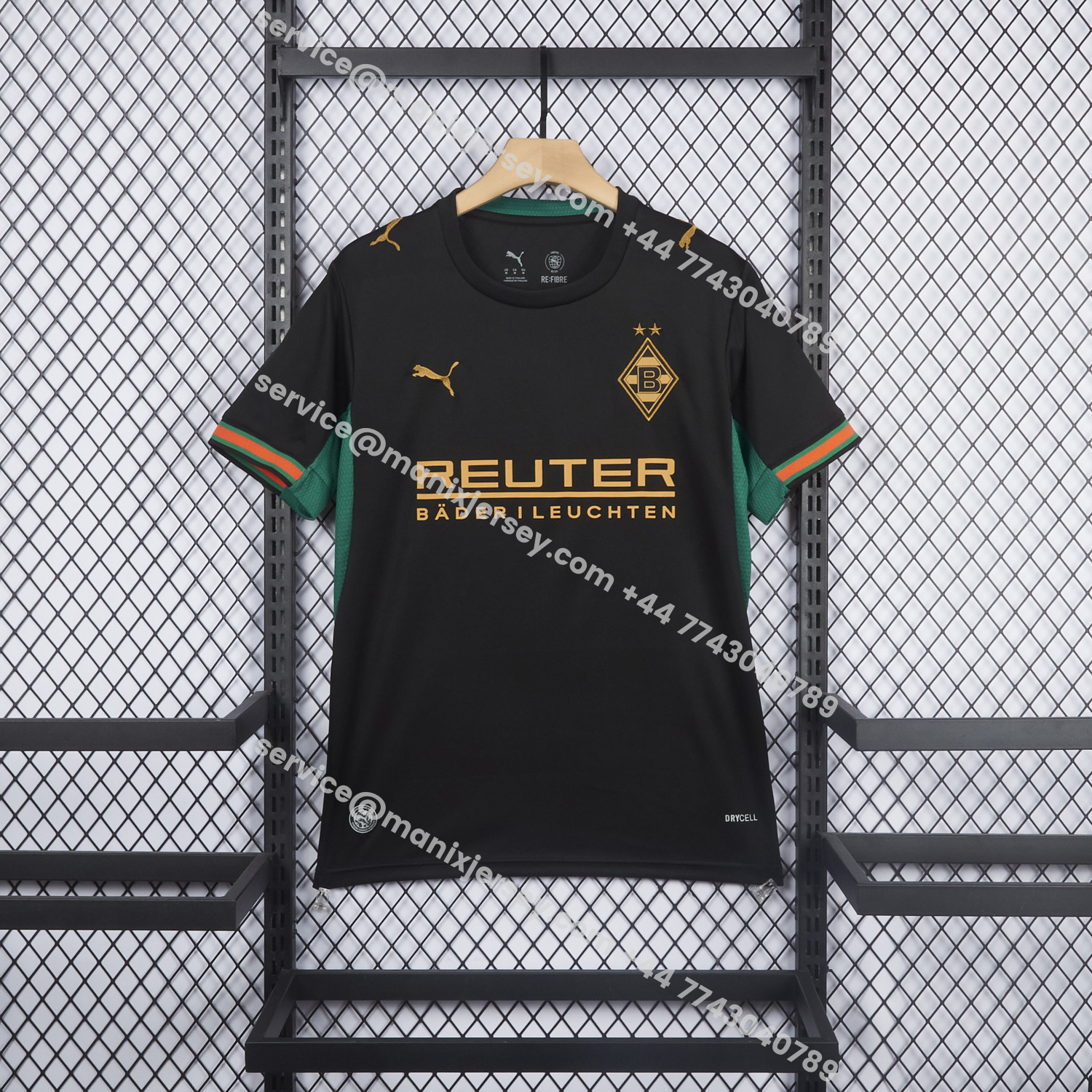 Borussia Mönchengladbach 26-27 Away Black Jersey - Fans Version:football jersey mysite: unitedjerseyfootball 邓江浪:football