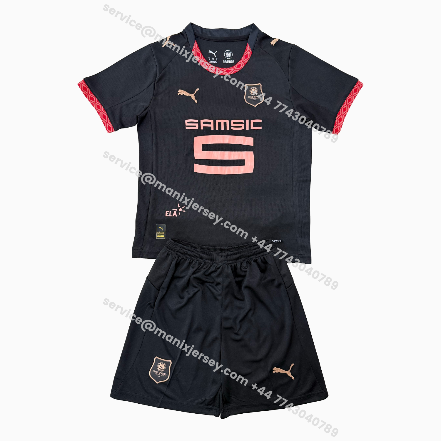 ManixJersey.com | Stade Rennais 25-26 Third Kids Kit -Customize Name, Number and Patch | Worldwide Shipping