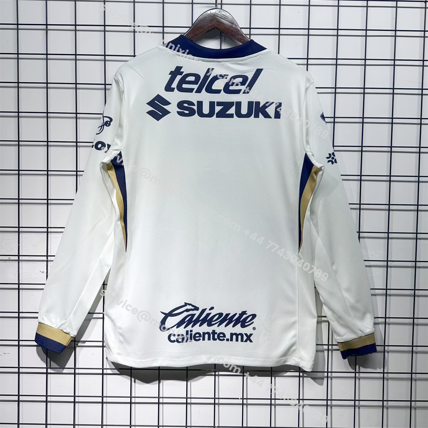 ManixJersey.com | Pumas UNAM 25-26 Home Long Sleeves Jersey - Fans Version -Customize Name, Number and Patch | Worldwide Shipping