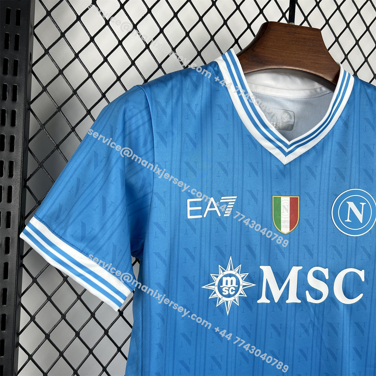 ManixJersey.com | Napoli 25-26 Home Kids Kit -Customize Name, Number and Patch | Worldwide Shipping
