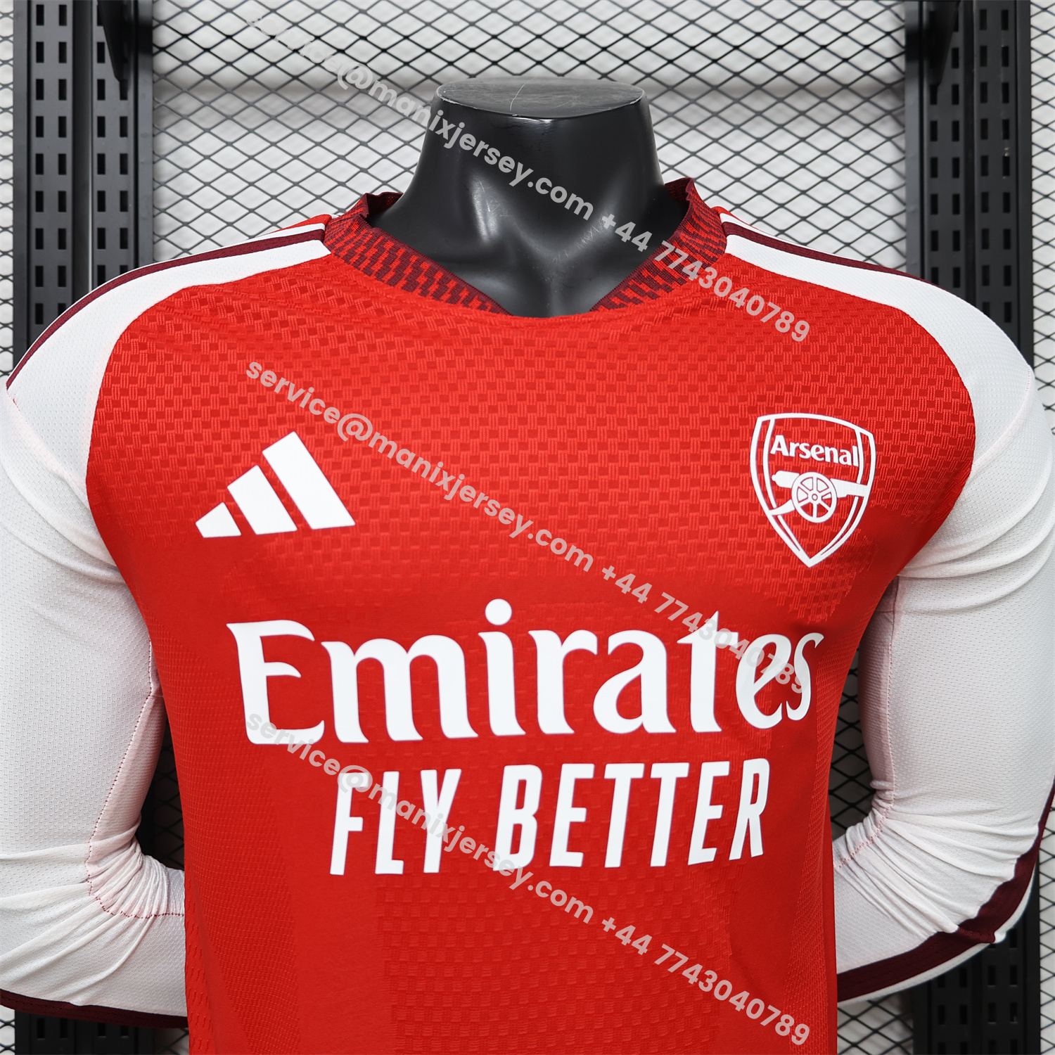 Arsenal 26-27 Home Long Sleeves Jersey - Player Version:football jersey mysite: unitedjerseyfootball 邓江浪:football