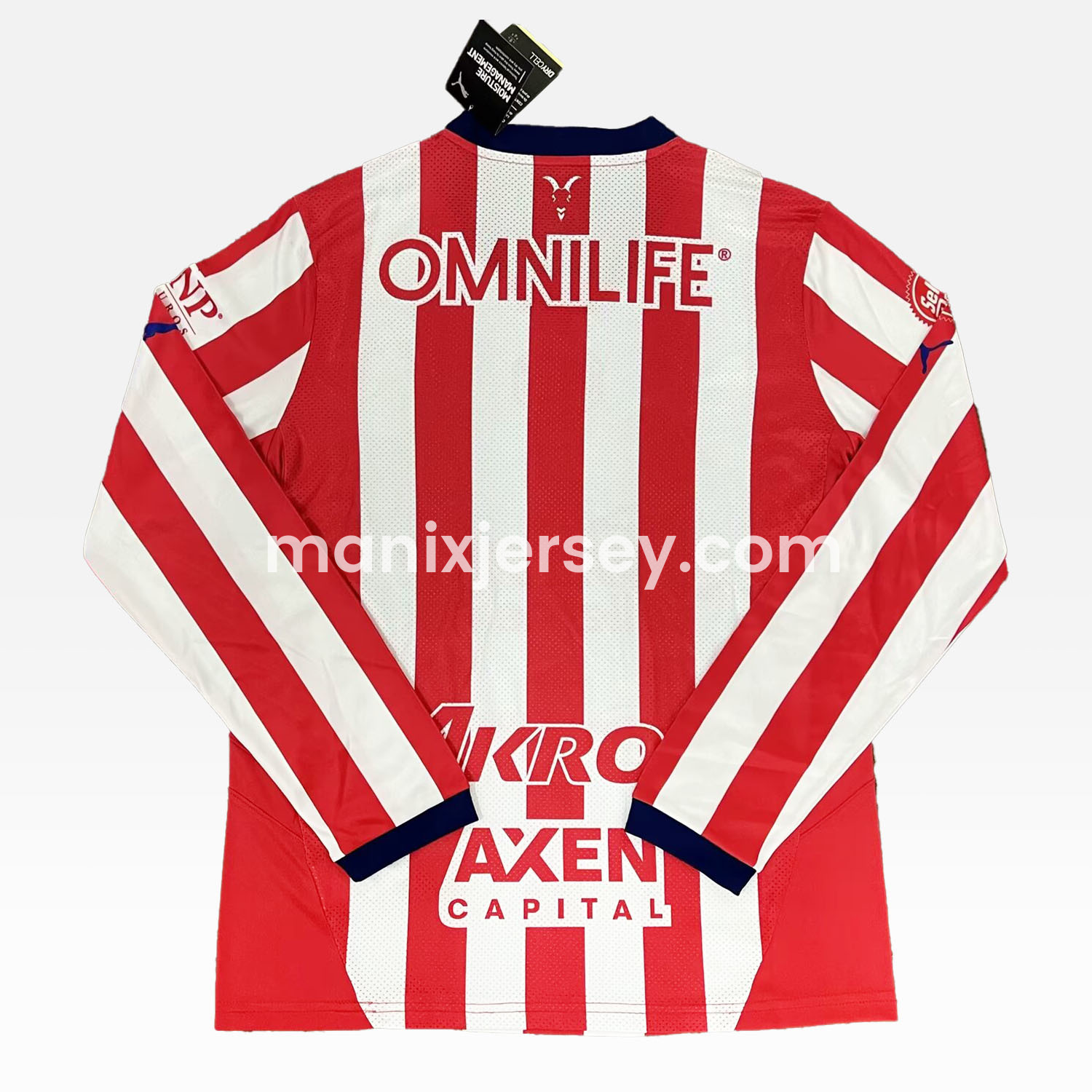 ManixJersey.com | Chivas de Guadalajara 24-25 Home Long Sleeve Jersey - Fans Version -Customize Name, Number and Patch | Worldwide Shipping